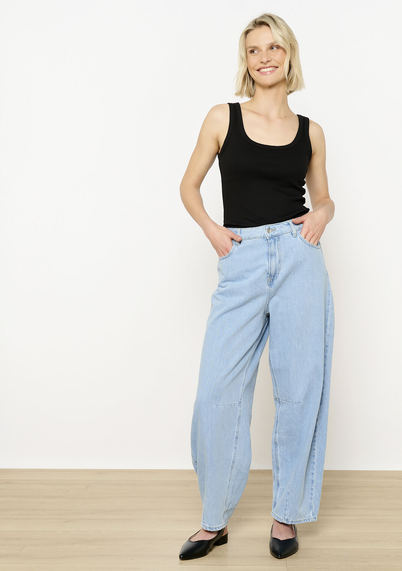 Débardeur côtelé - BLACK - 02200473_1119