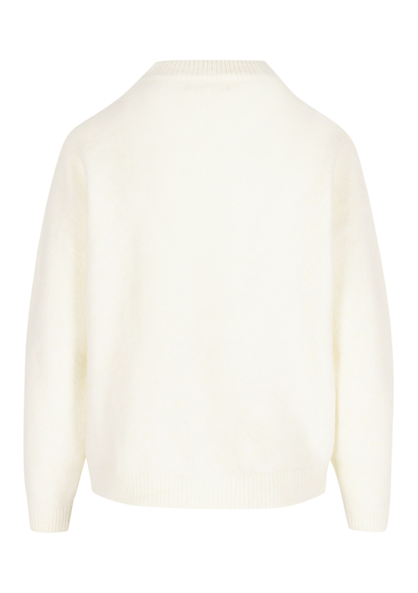 Zachte trui met bloemen - VANILLA WHITE - 04007035_1013