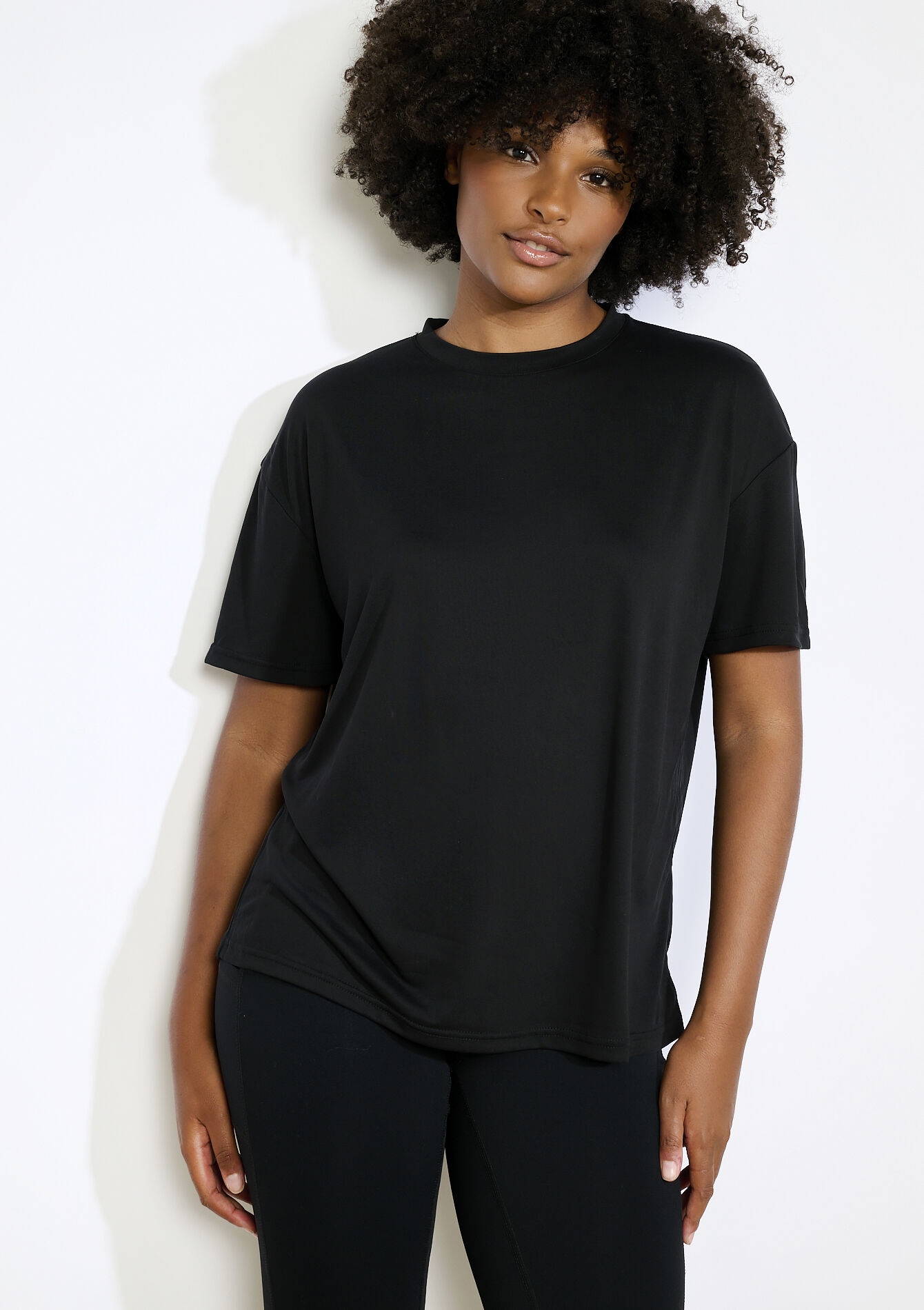 T-shirt ample de sport, T-shirt ample de sport - BLACK - 15100371_1119