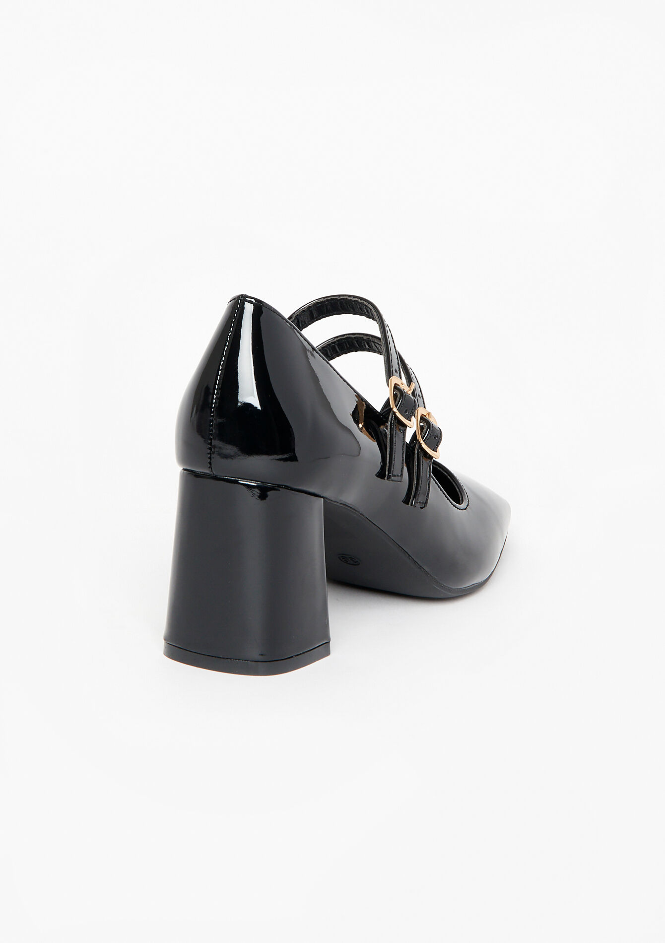 Babies vernies à talons larges et brides, Babies vernies à talons larges et brides - BLACK - 13000712_1119