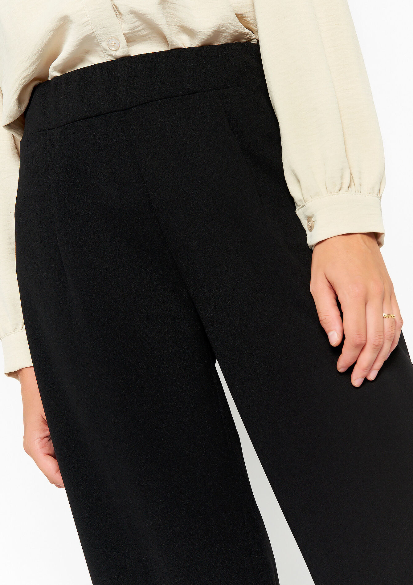 Wijde broek, Wijde broek - BLACK - 06600785_1119