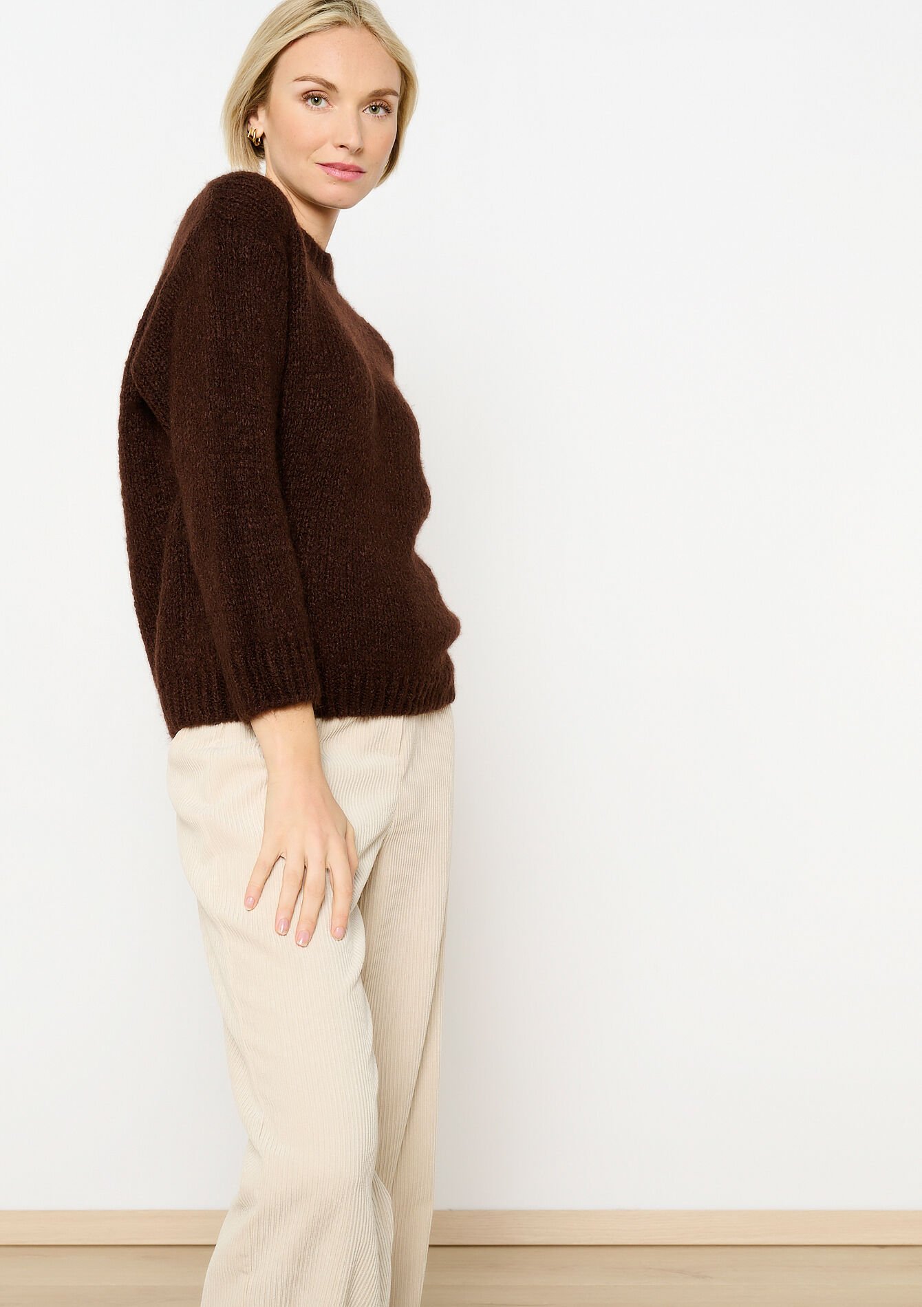 Mohair trui, Mohair trui - CHOCOLATE - 04006785_3715