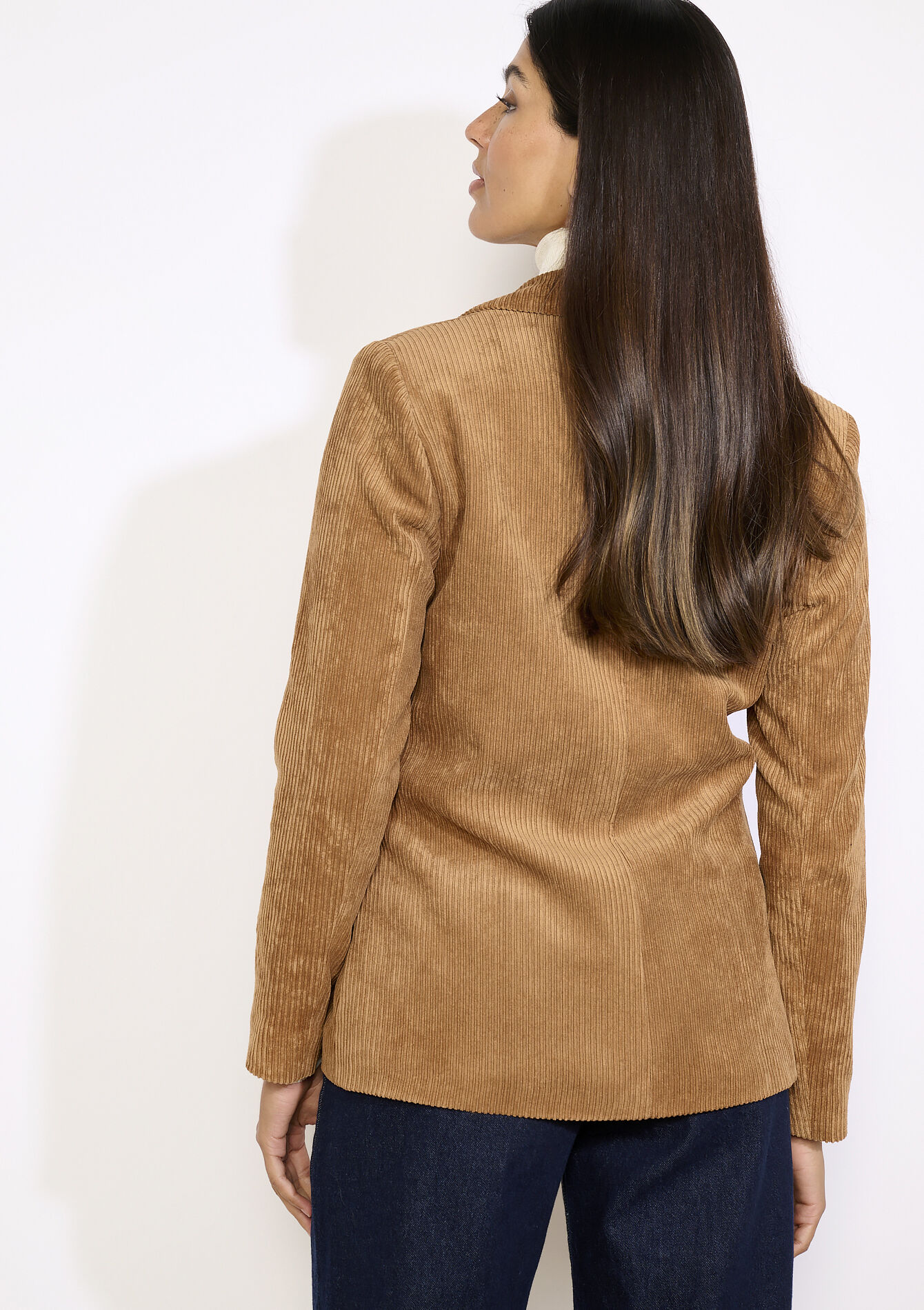 Getailleerde corduroy blazer, Getailleerde corduroy blazer - CARAMEL - 09101112_1953