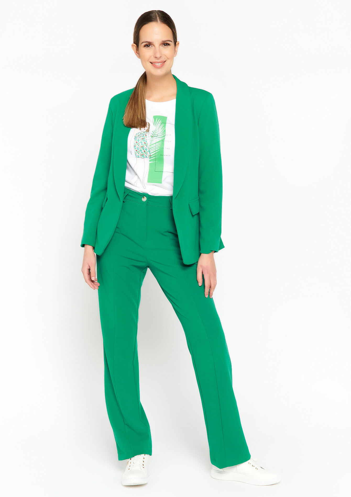 Suiting blazer, Suiting blazer - GREEN APPLE - 09100751_1783