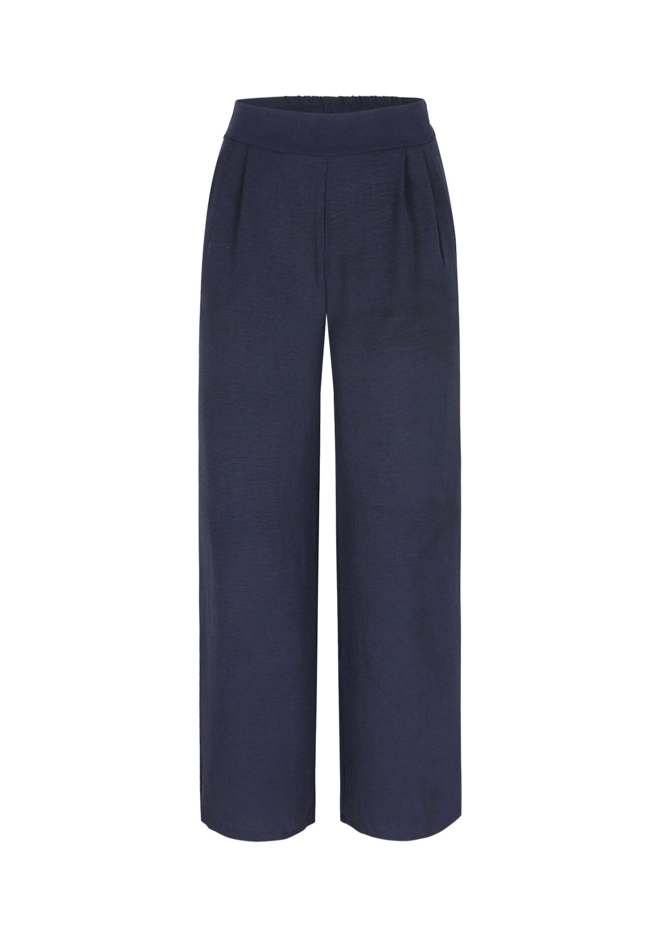 Wijde vloeiende broek, Wijde vloeiende broek - NAVY BASIC - 06601025_2723
