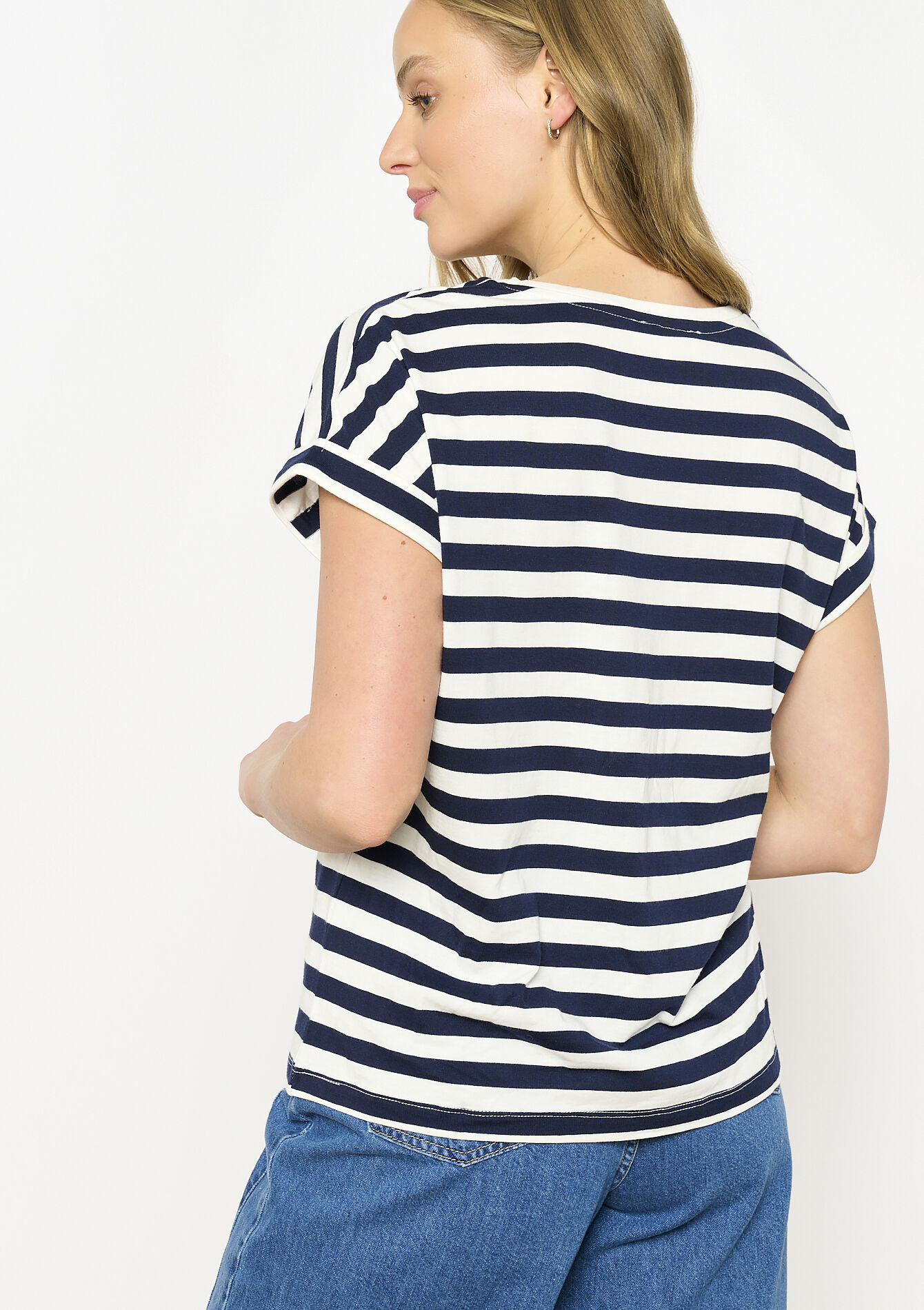 Fluid striped tee, Fluid striped tee - OFFWHITE - 02301698_1001