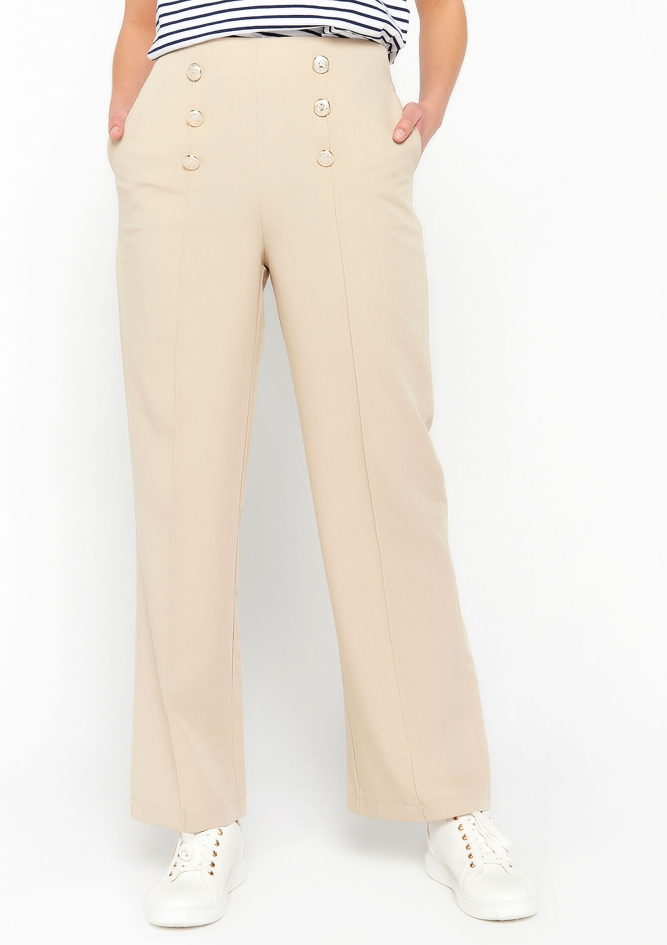 Officers' trousers - LT BEIGE - 06600734_2527