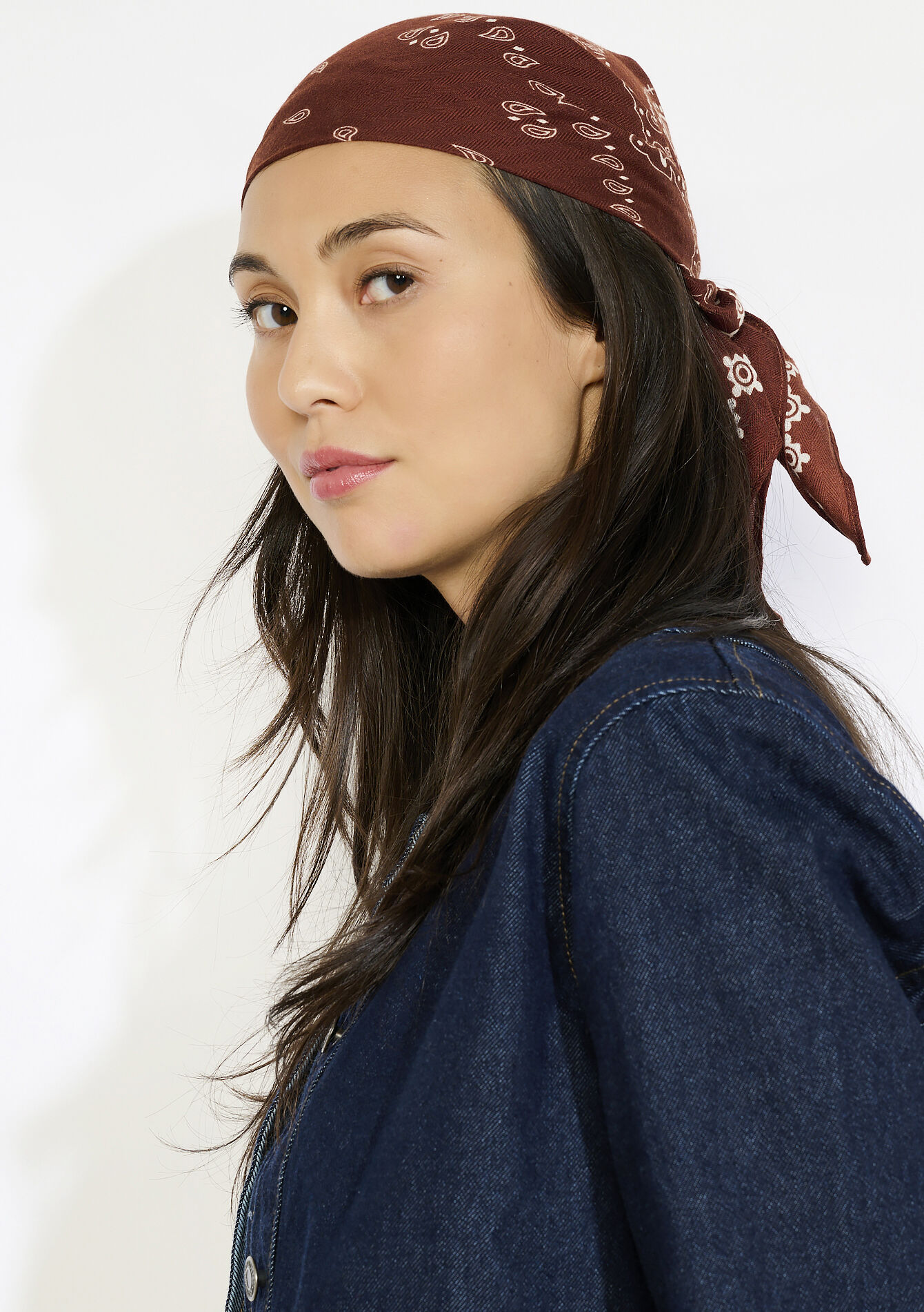 Bandana met paisleyprint, Bandana met paisleyprint, , hi-res