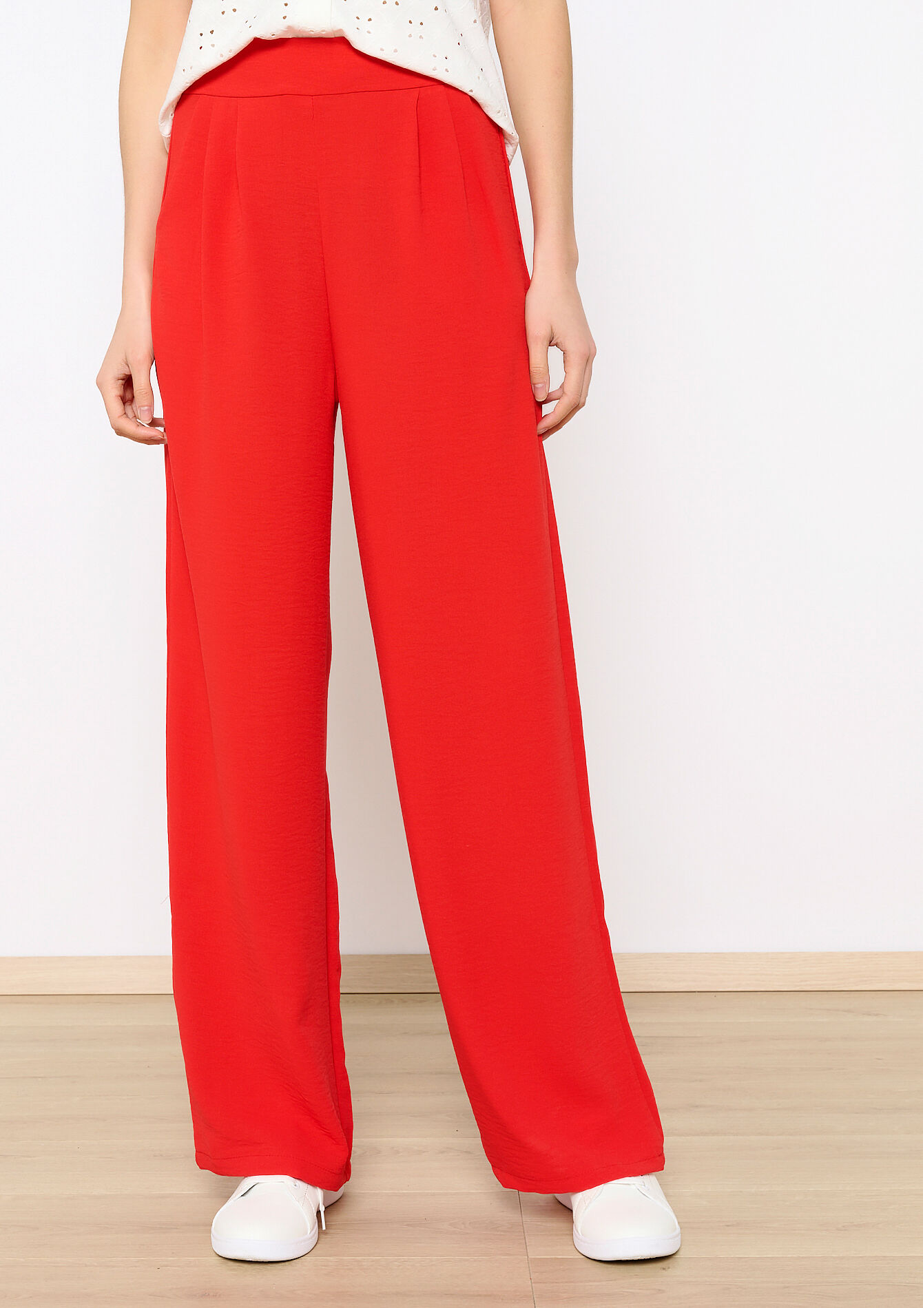 Wijde pantalon, Wijde pantalon - RED LOLLIPOP - 06600821_5301