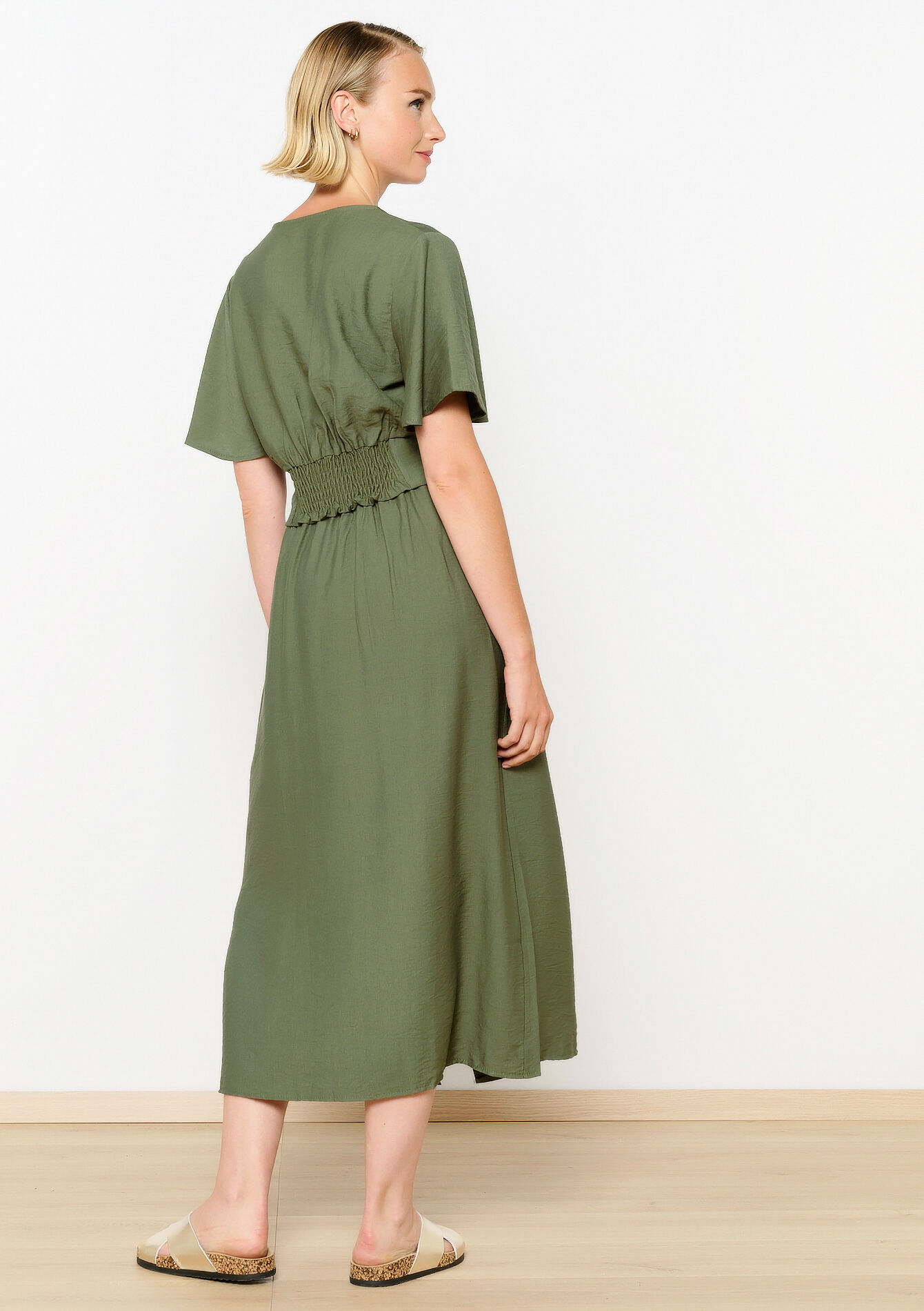 Short blouse, Short blouse - KHAKI MED - 05702622_4327