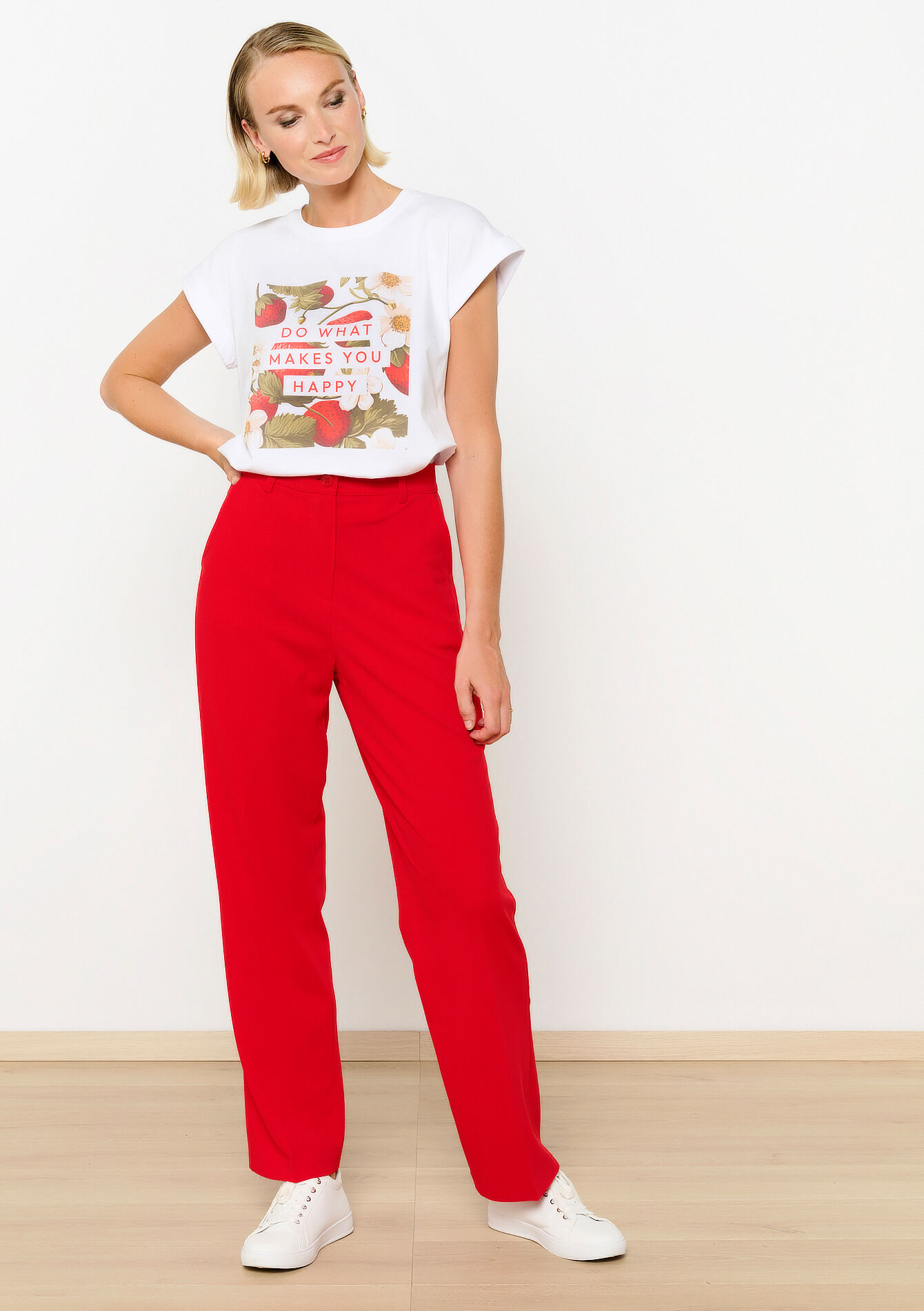 Rechte broek - RED LOLLIPOP - 06100643_5301