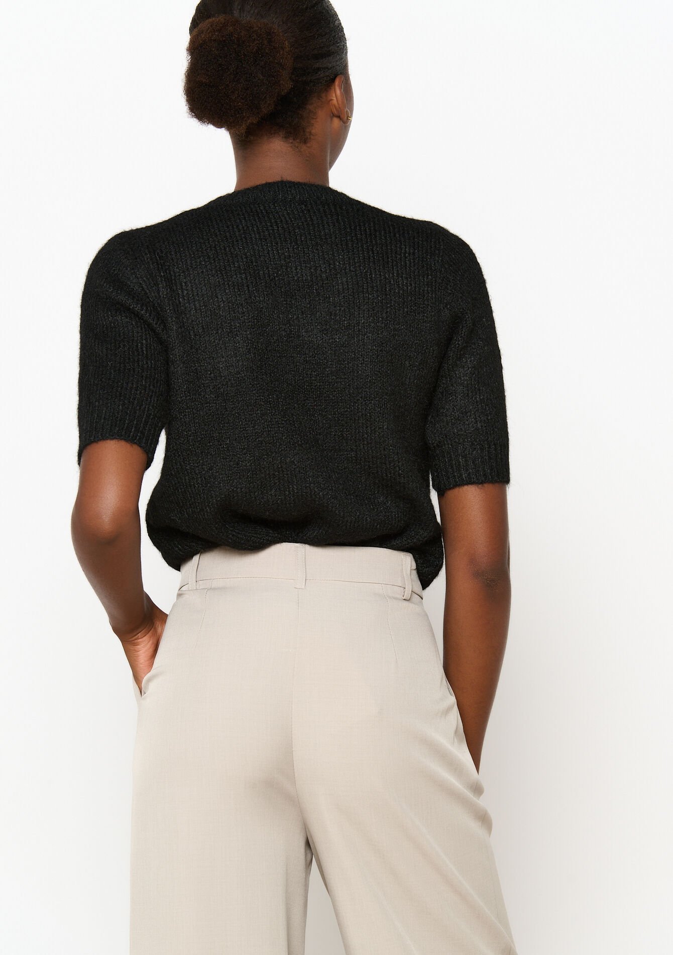 Pullover avec coeur et strass, Pullover avec coeur et strass - BLACK - 04006615_1119