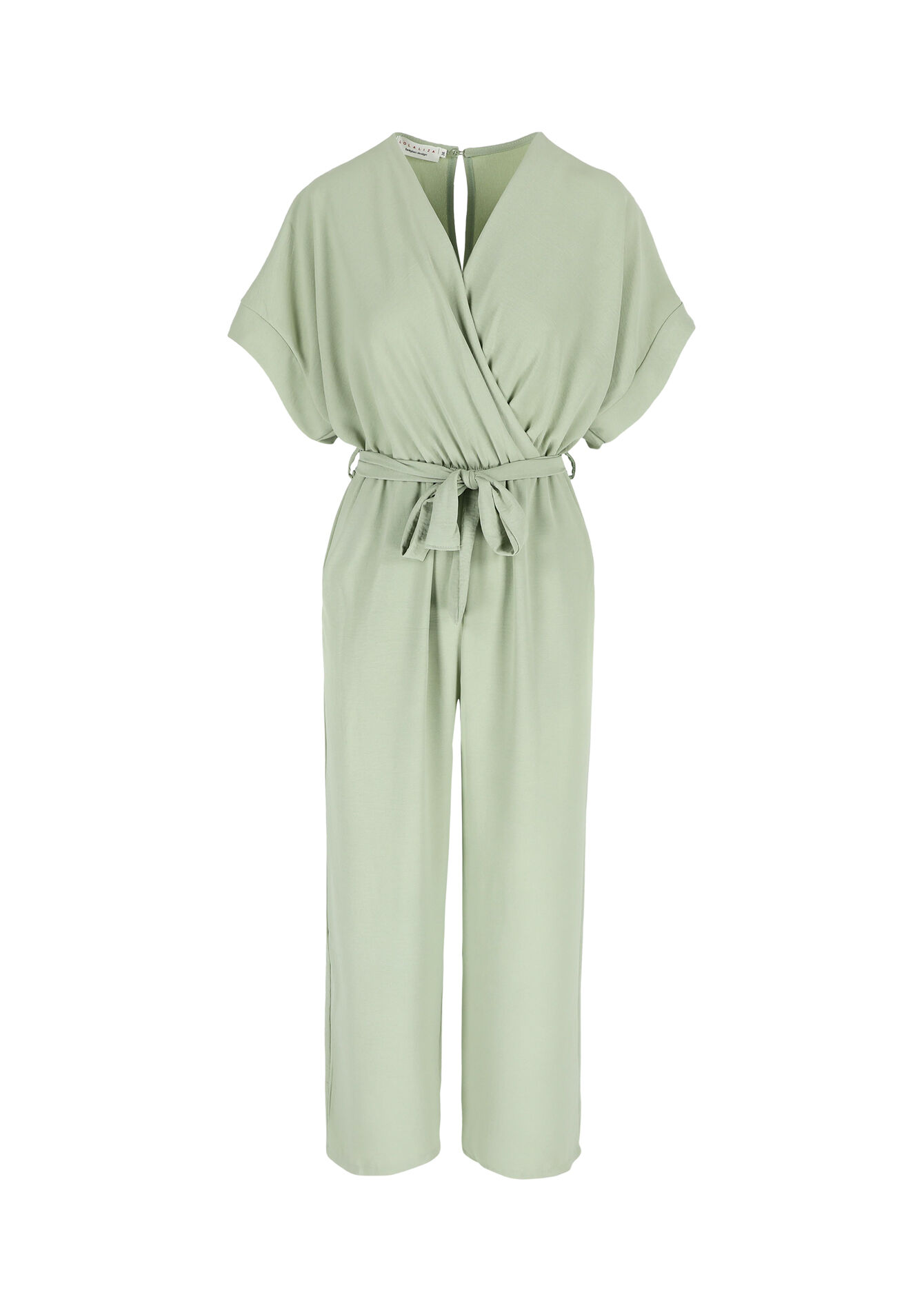 Jumpsuit met kimono-effect, Jumpsuit met kimono-effect - KHAKI MINT - 06004483_2542