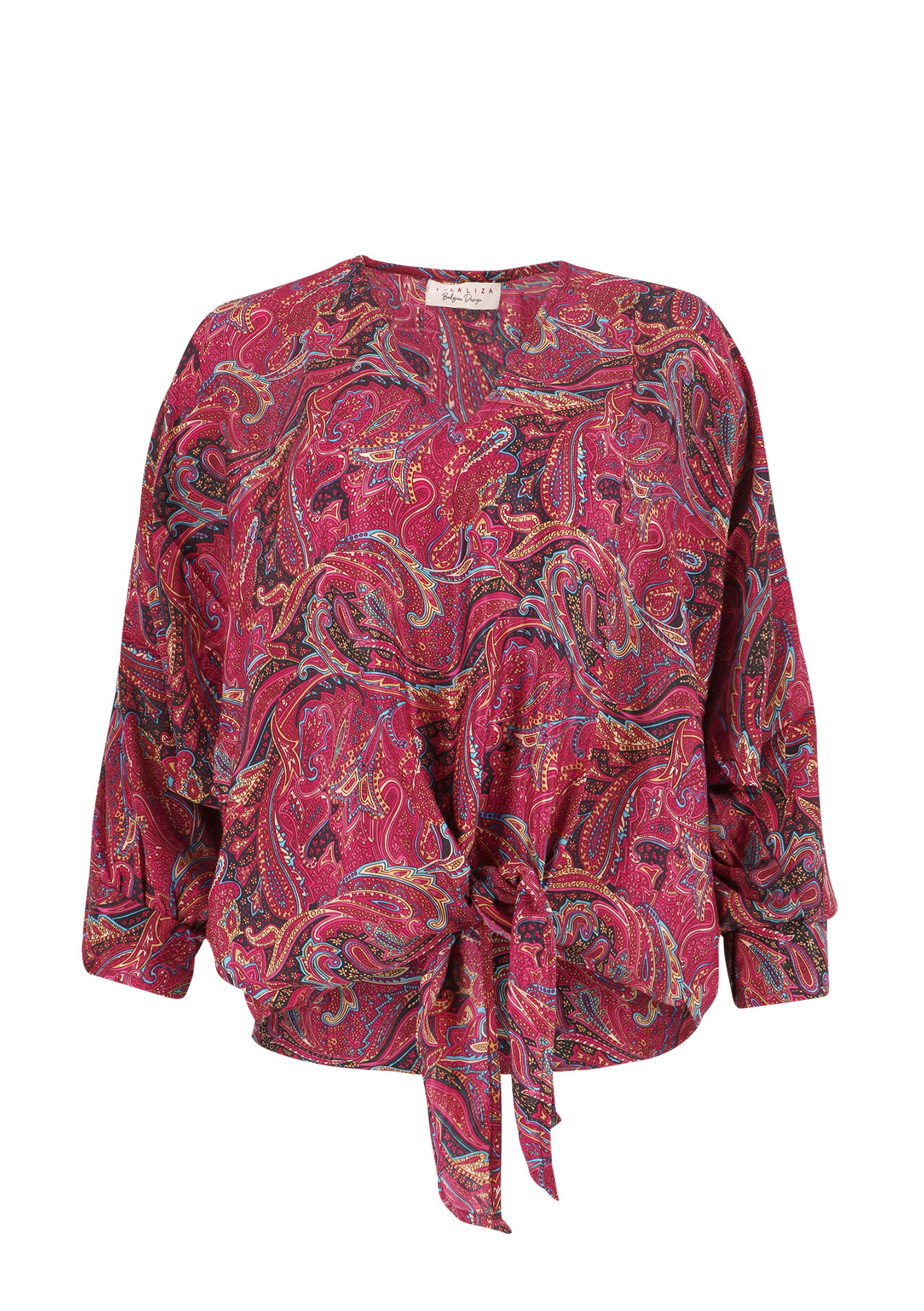 Blouse met paisleyprint - FUCHSIA - 05702253_5626