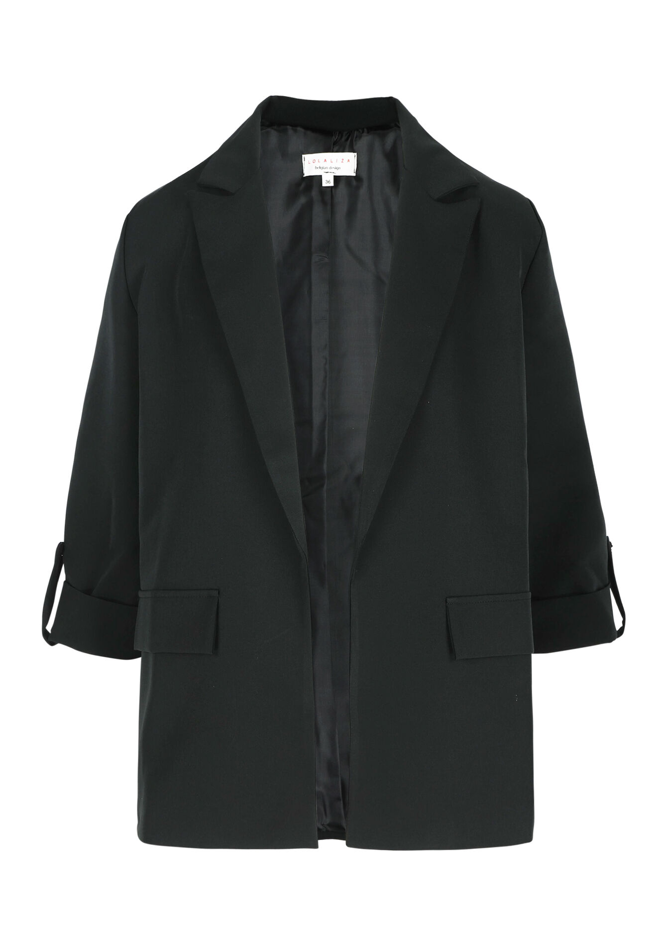 Relaxed fit blazer - BLACK - 09100911_1119