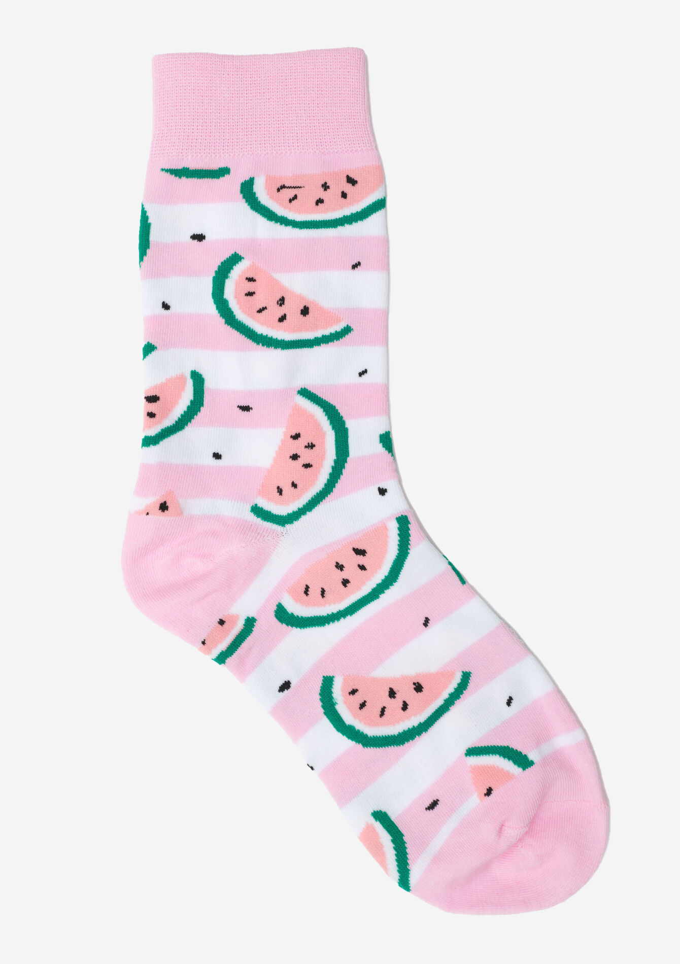 Gestreepte fruitsokken, Gestreepte fruitsokken - OPTICAL WHITE - 17101430_1019