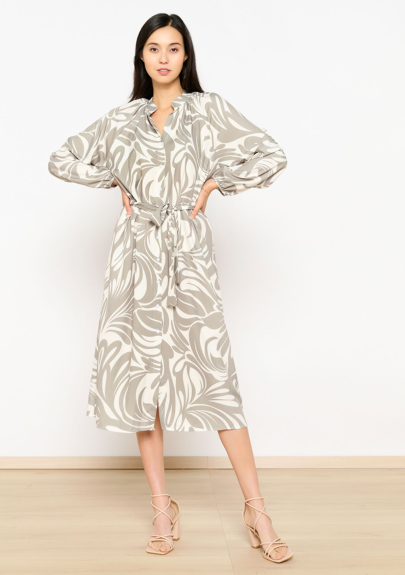 Hemdjurk met print - OFFWHITE - 08602291_1001