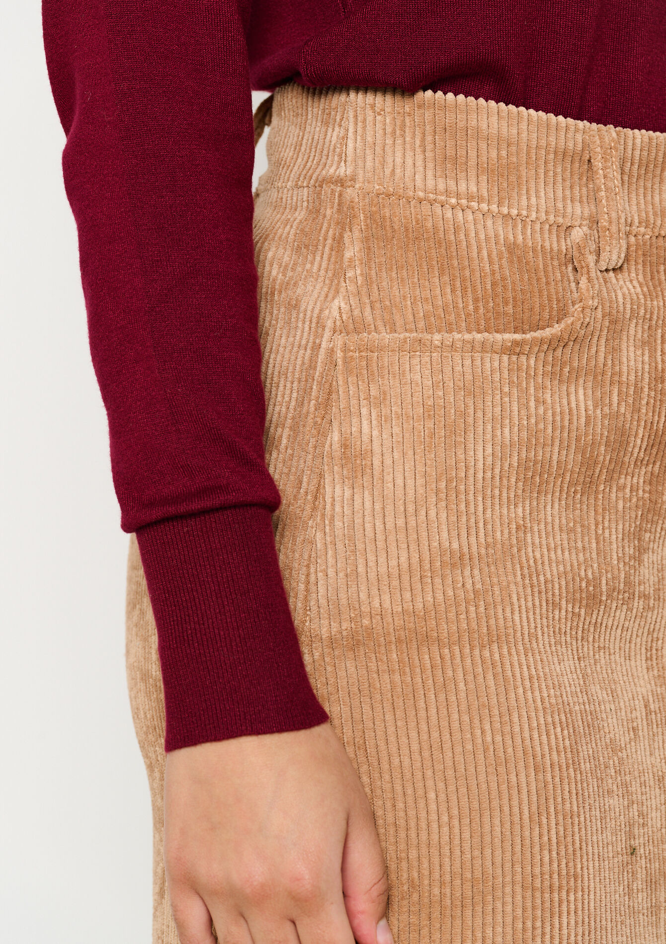 Corduroy minirok, Corduroy minirok - CAMEL CINNAMON - 07101310_3835