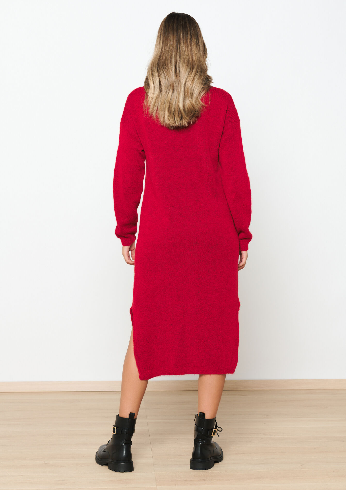 Robe pullover droite - RED LIPSTICK - 08602251_5310