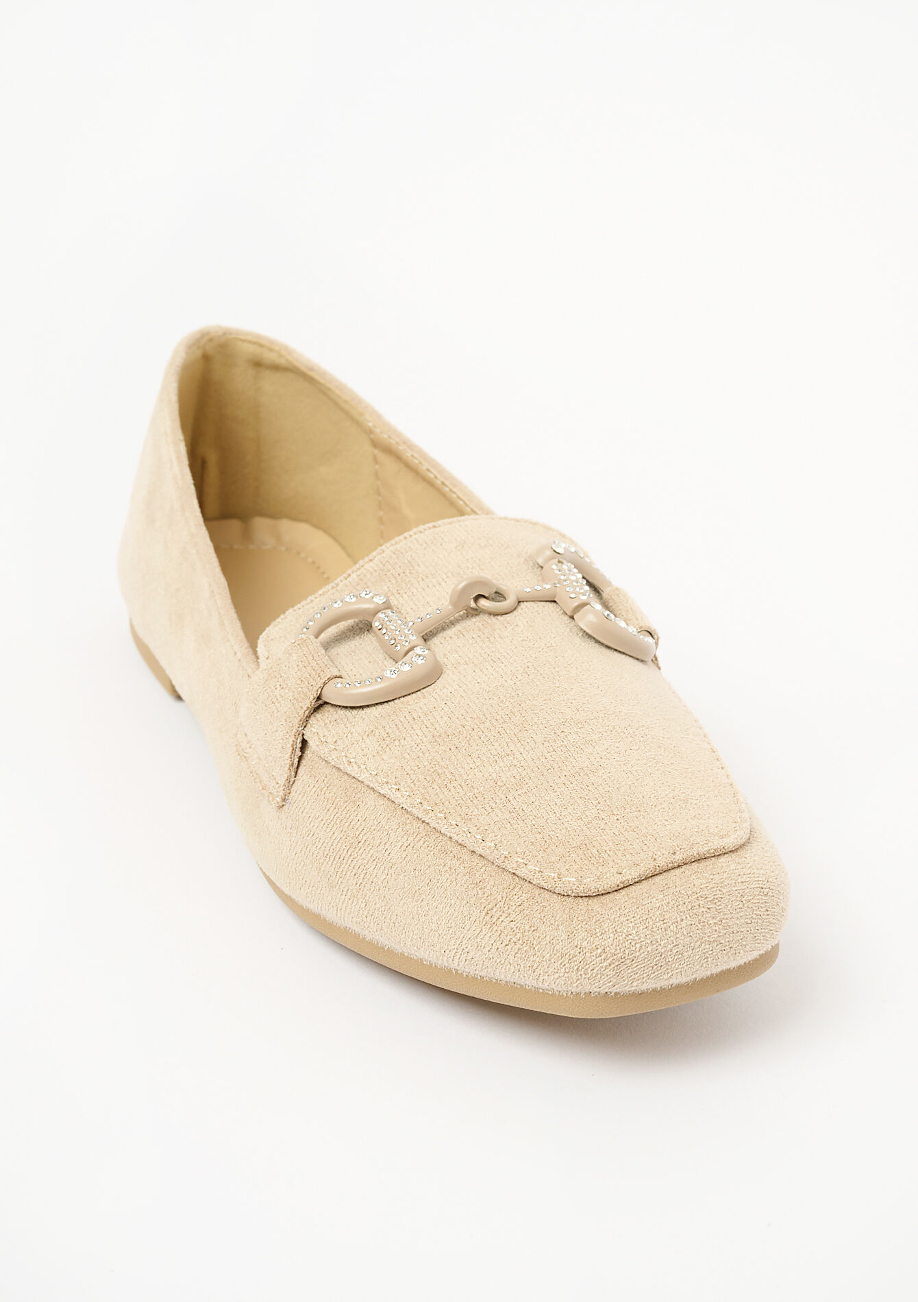 Suede loafers, Suede loafers - LT BEIGE - 13000741_2527