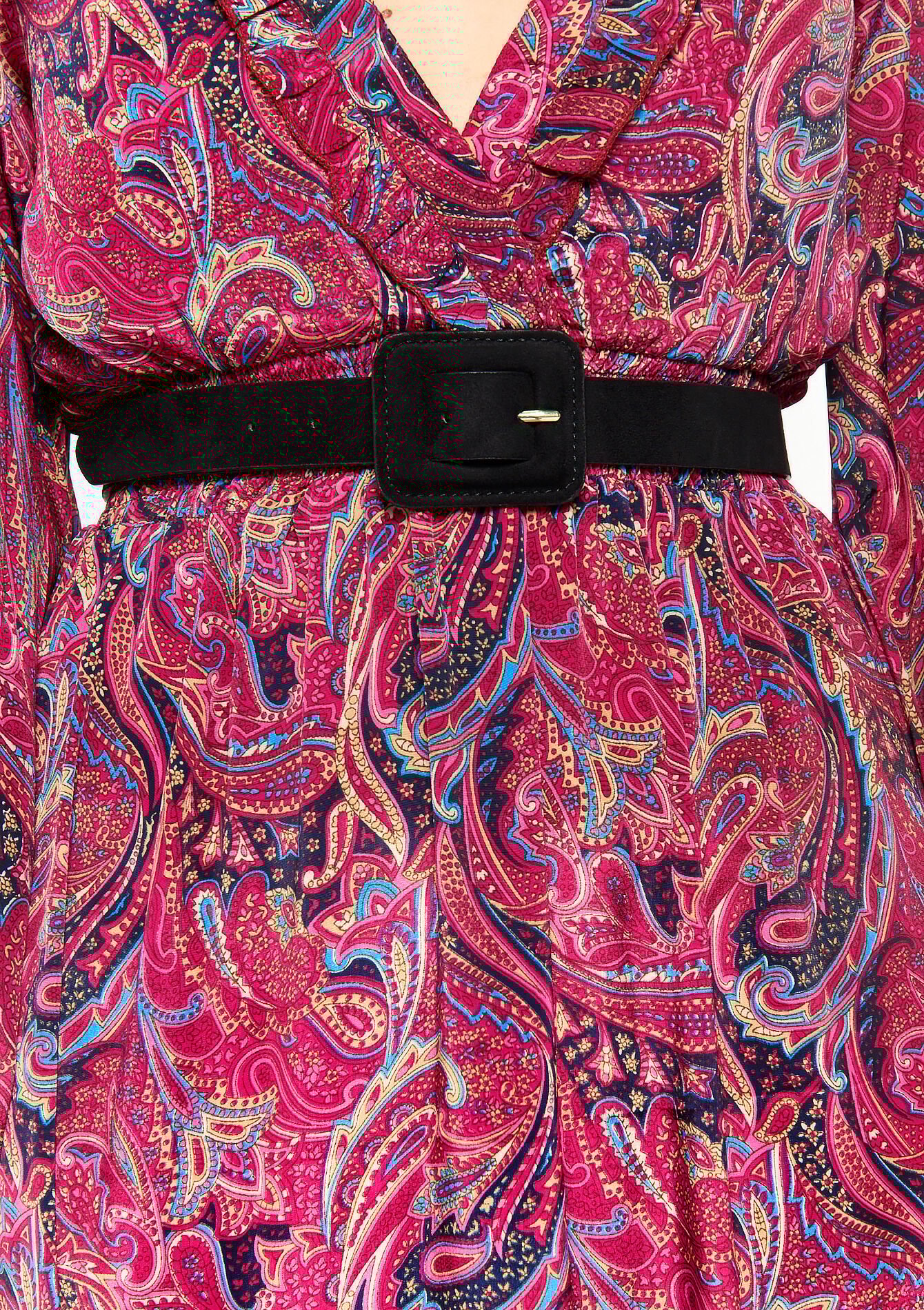 Suede riem - BLACK - 14001548_1119