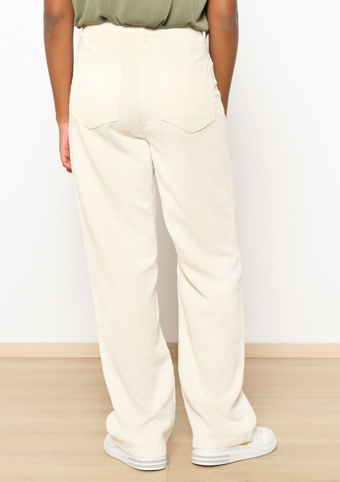 Corduroy broek, Corduroy broek - VANILLA WHITE - 06100627_1013