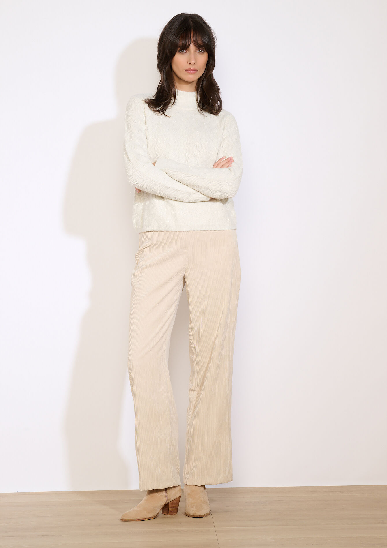 Pull en maille douce - VANILLA WHITE - 04006938