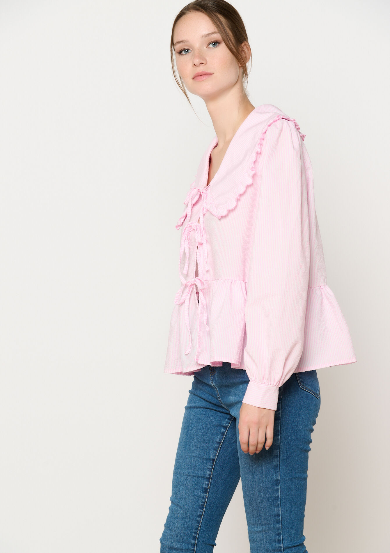 Chemise avec noeuds à nouer, Chemise avec noeuds à nouer, , back