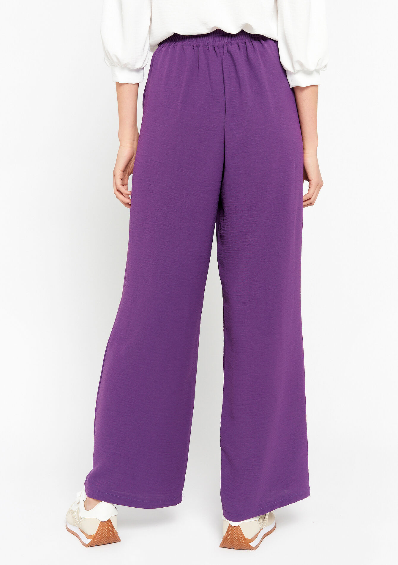 Pantalon évasé, Pantalon évasé - PURPLE - 06600773_5902
