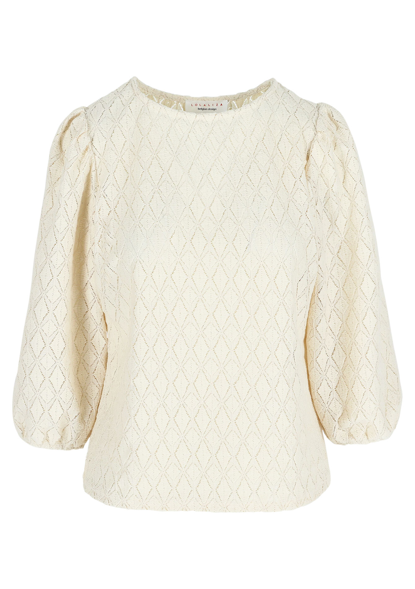 Large sleeve T-shirt, Large sleeve T-shirt - VANILLA WHITE - 02301719_1013