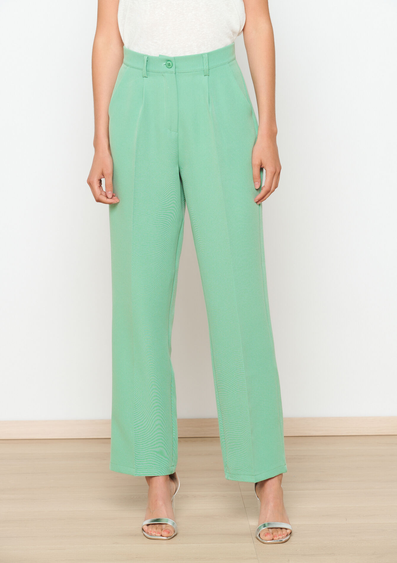 Rechte broek, Rechte broek - MINT GREEN - 06100625_1723