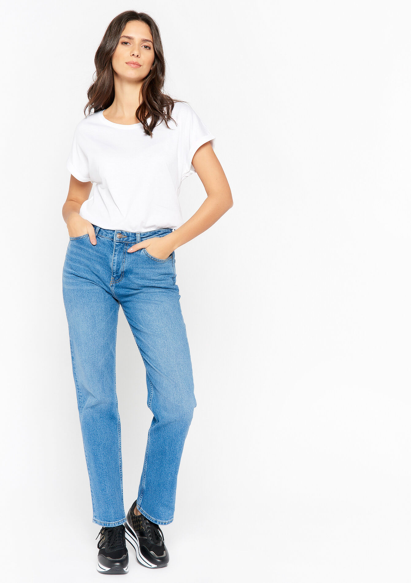 Basic T-shirt - OPTICAL WHITE - 02301308_1019