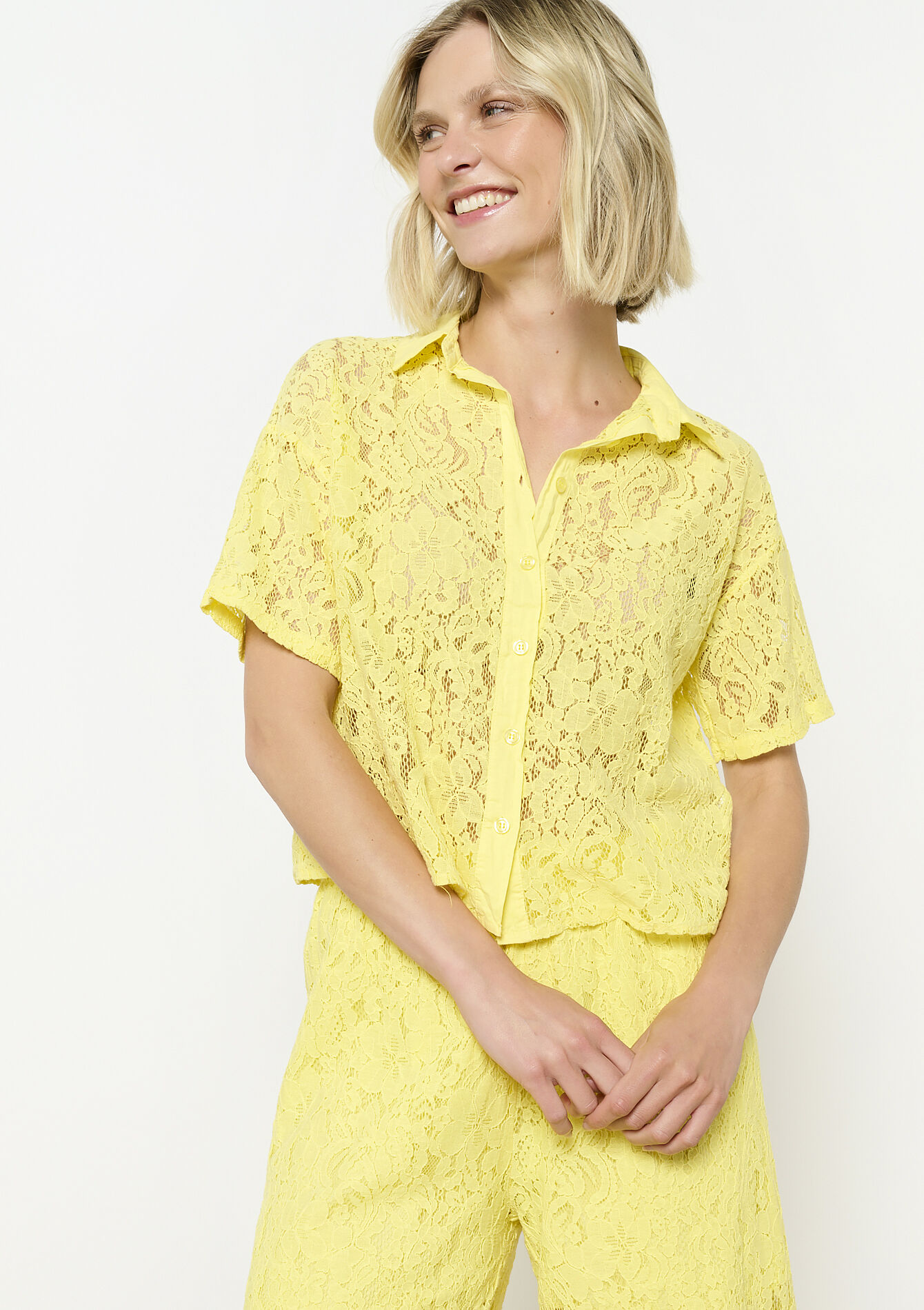 Chemisier en dentelle, , back