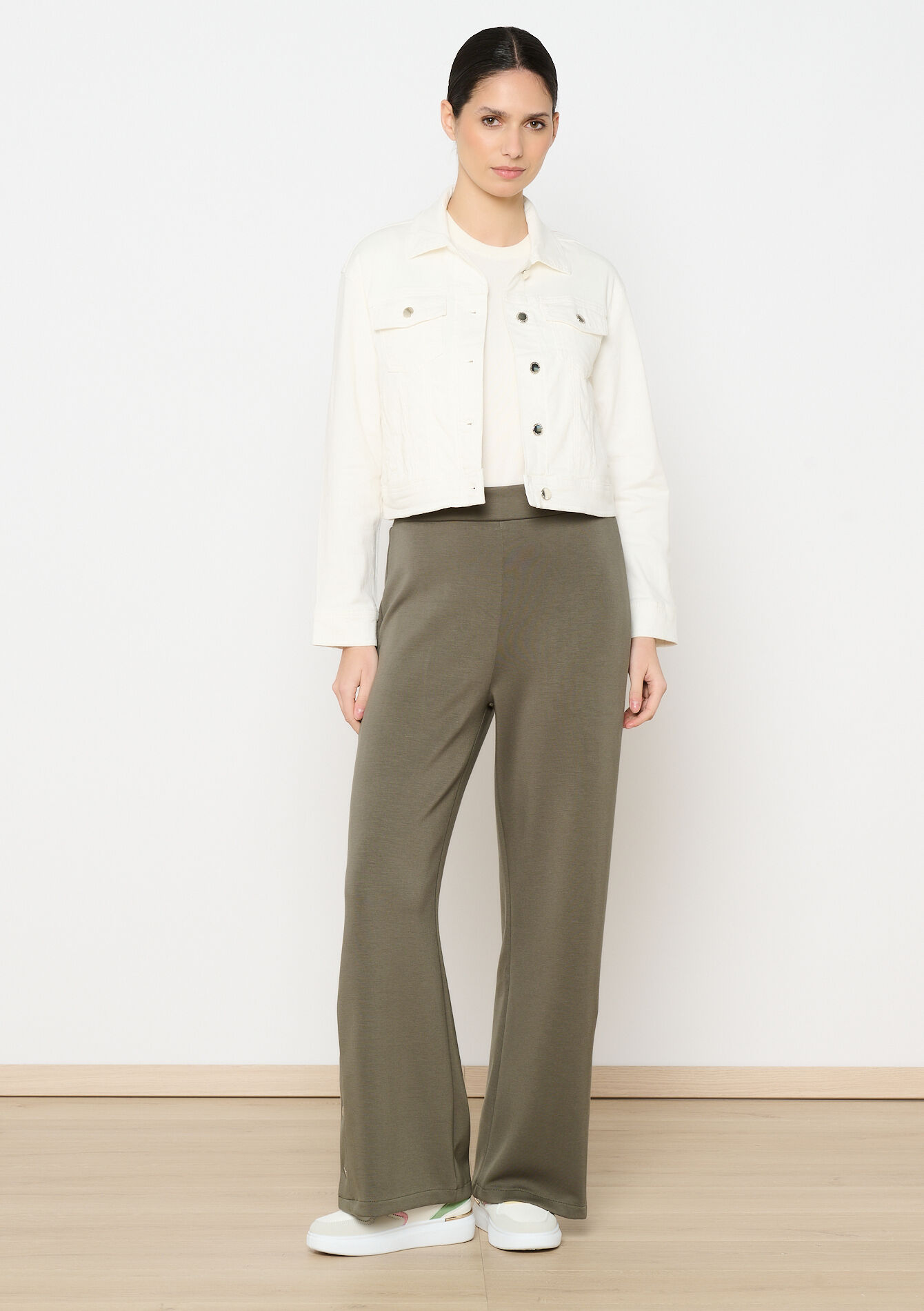 Twill jasje in katoen, Twill jasje in katoen - VANILLA WHITE - 09100986_1013