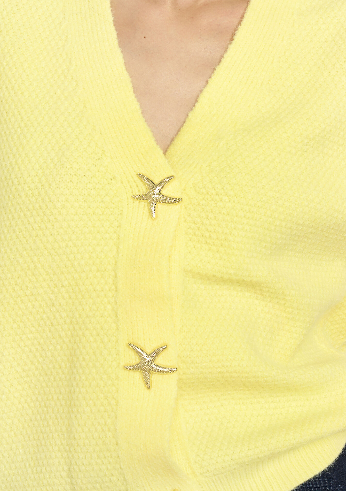 Vest met korte mouwen en V-hals - YELLOW SUN - 04101354_5007