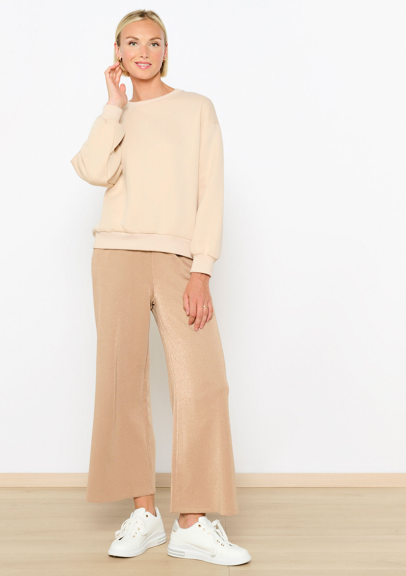 Oversized sweater, Oversized sweater - BEIGE ASH - 03001724_1904