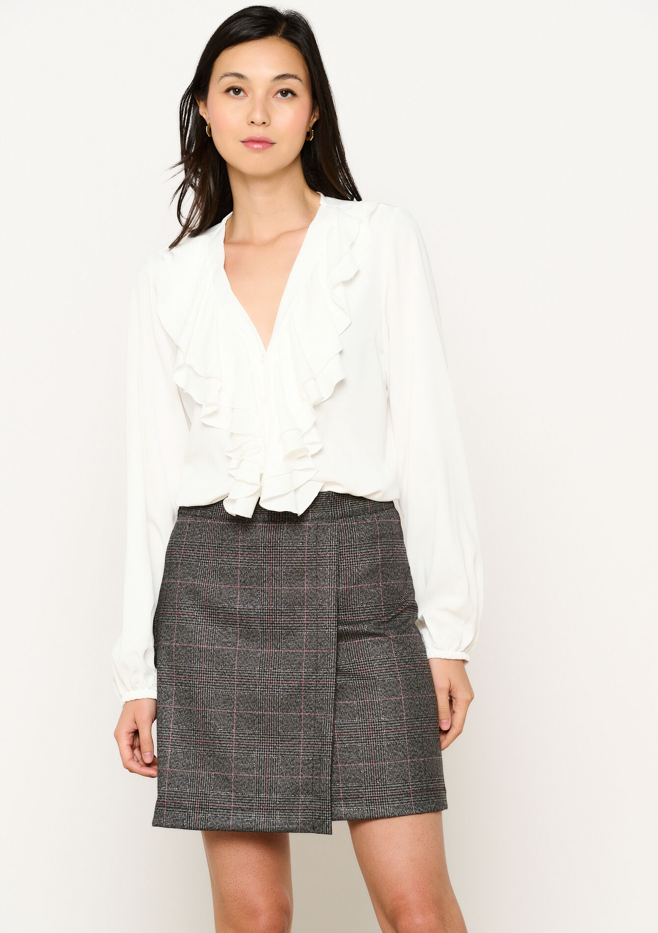 Jupe portefeuille - MED GREY - 1119344