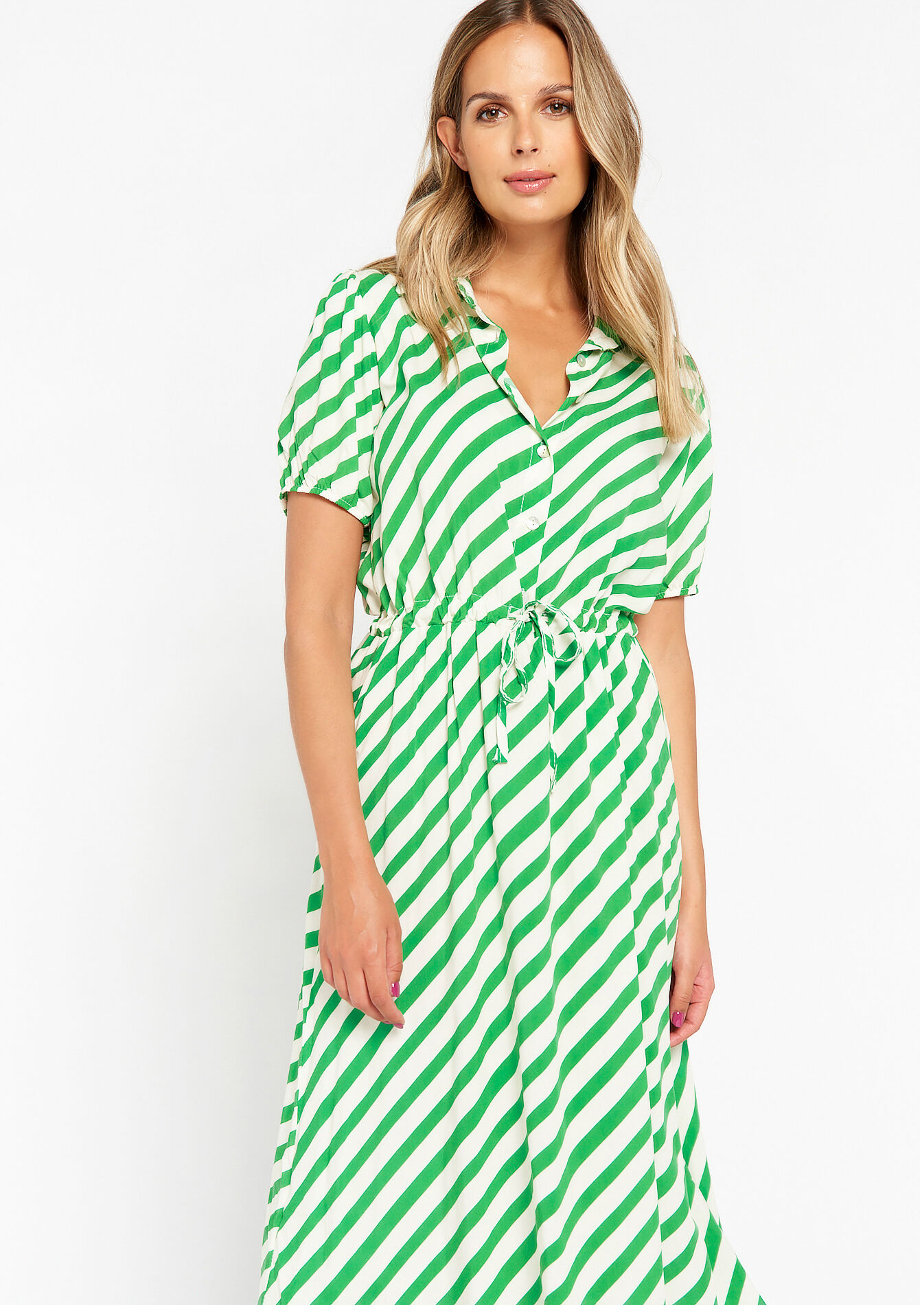 Hemdjurk met strepen, Hemdjurk met strepen - GREEN APPLE - 08602061_1783