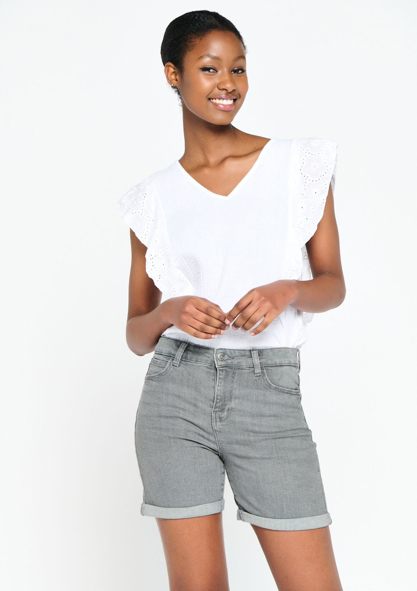 Short - MEDIUM GREY - 22000340_0512