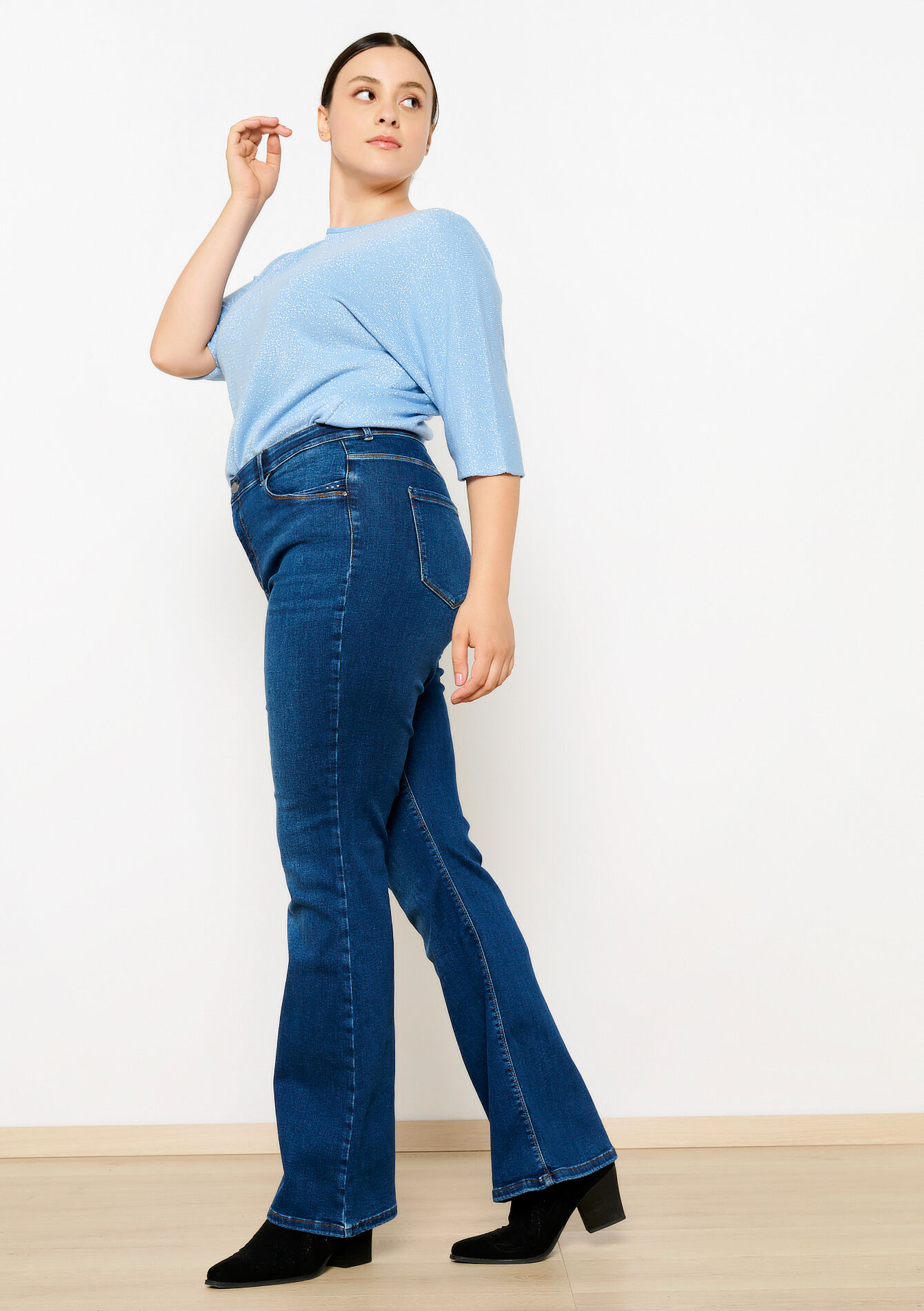 Multiple size bootcut jeans, Multiple size bootcut jeans - DARK BLUE - 22000545_0501