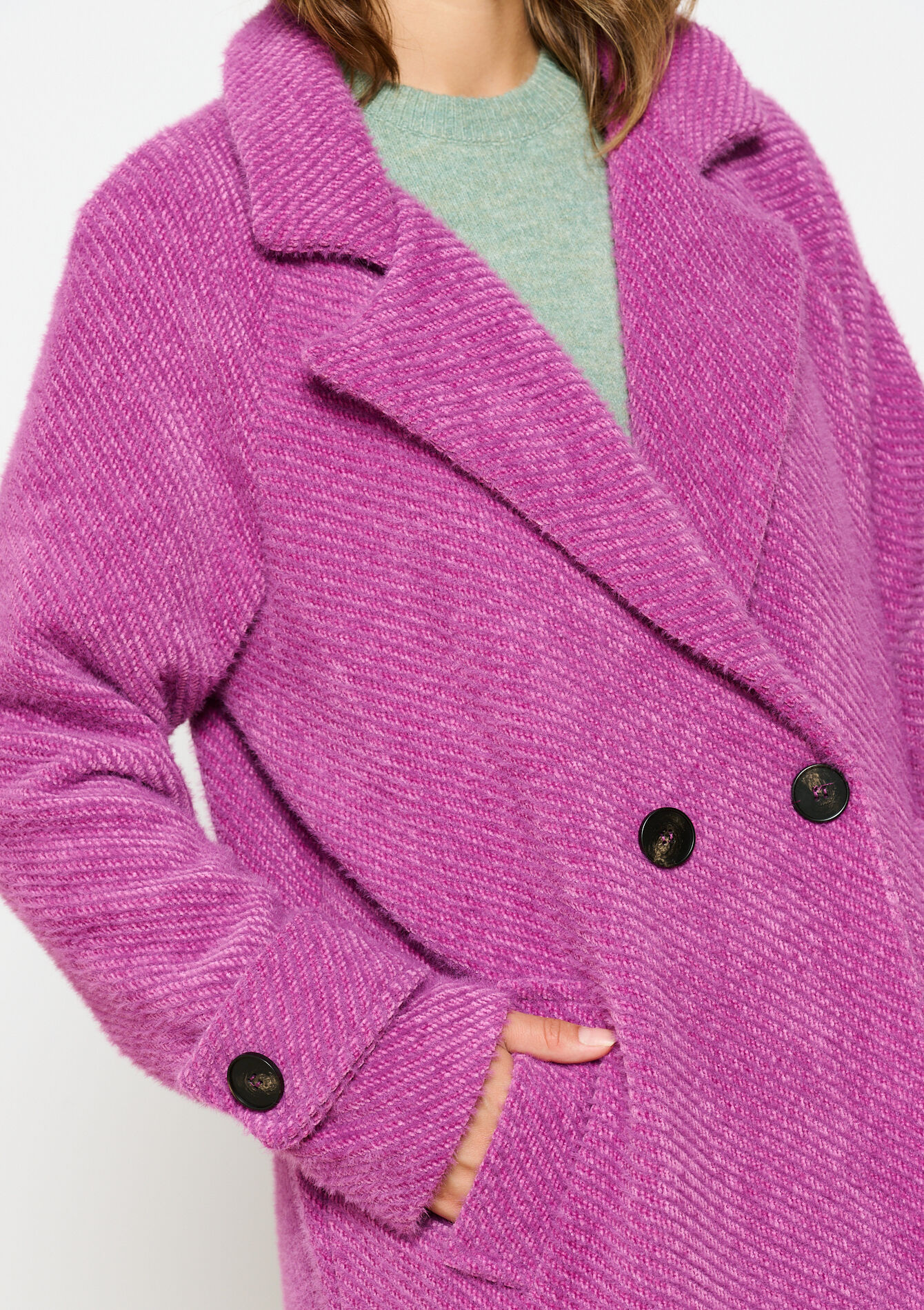 Harige jas, Harige jas - PINK BEGONIA - 23000716_5700