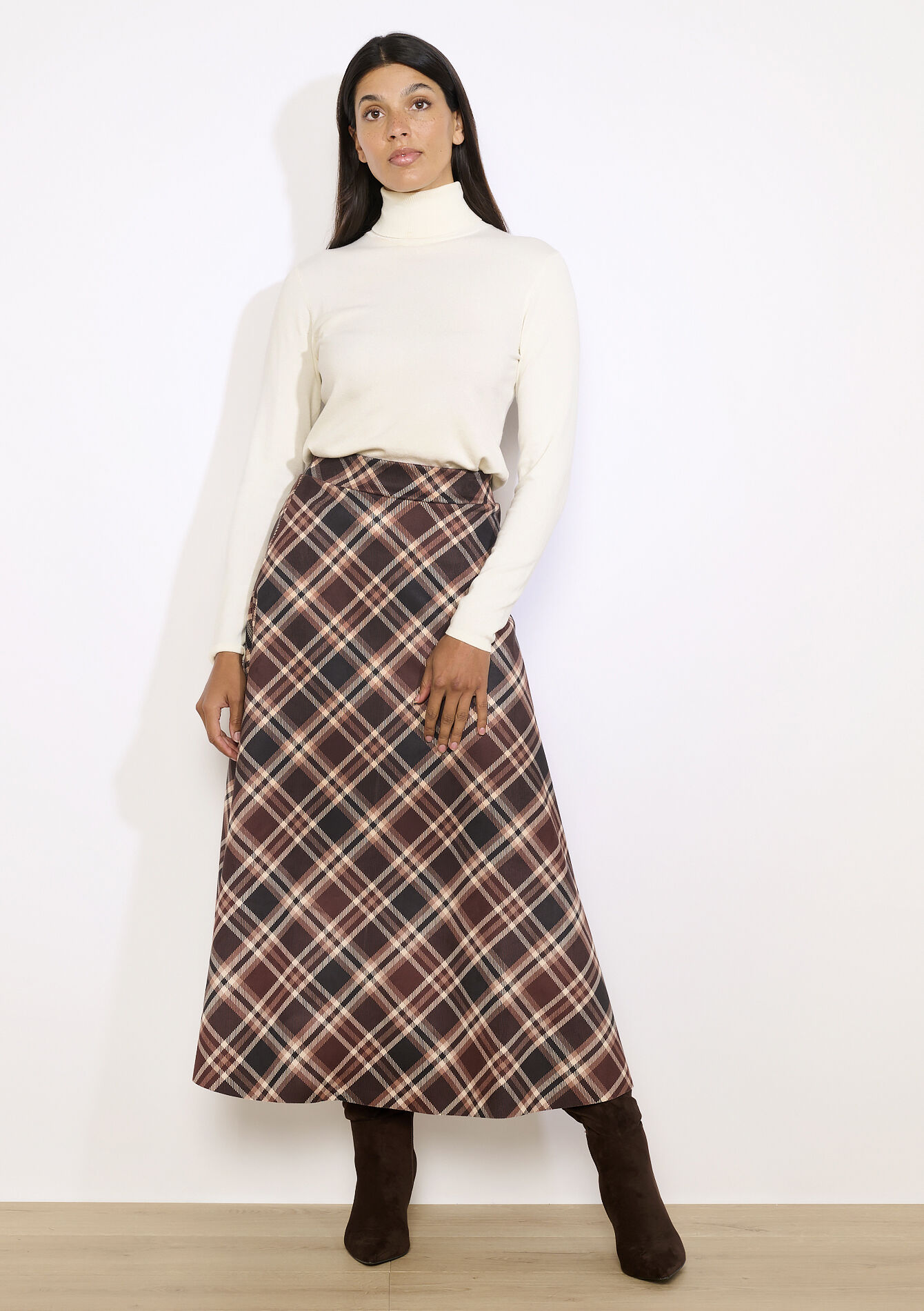 Suedine maxirok, Suedine maxirok - BLACK - 07101454_1119