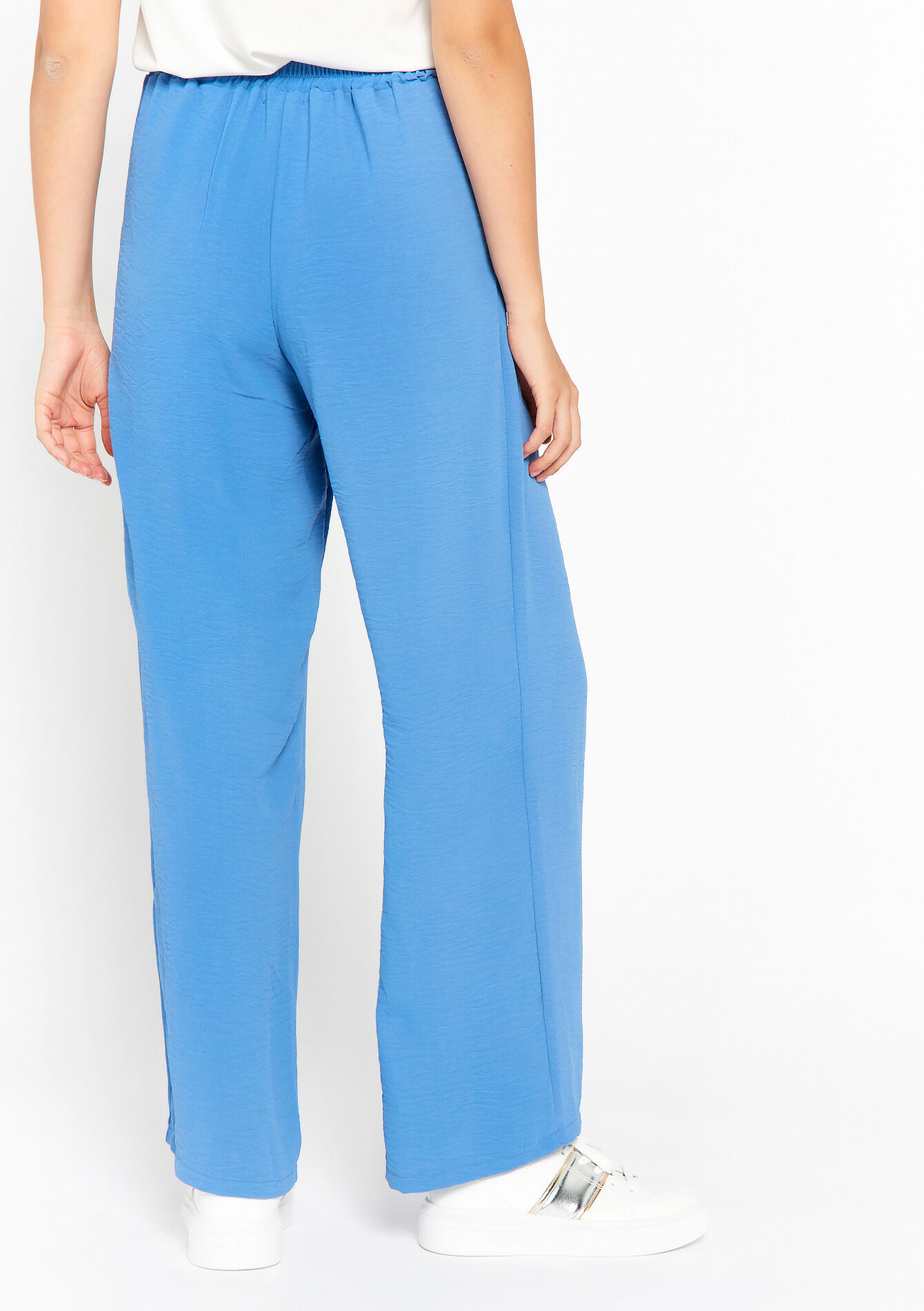 Pantalon évasé, Pantalon évasé - BLUE DENIM - 06600773_1638