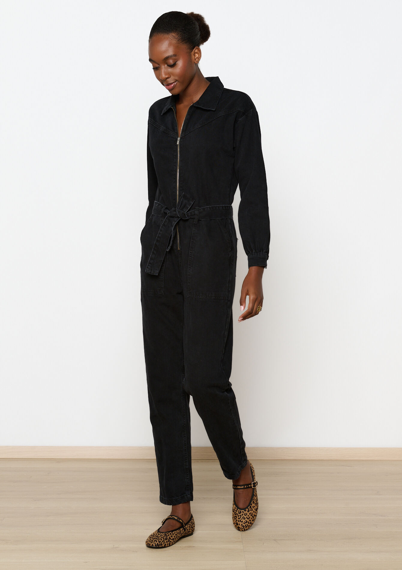 Denim boilersuit, Denim boilersuit - BLACK - 22000556_1119