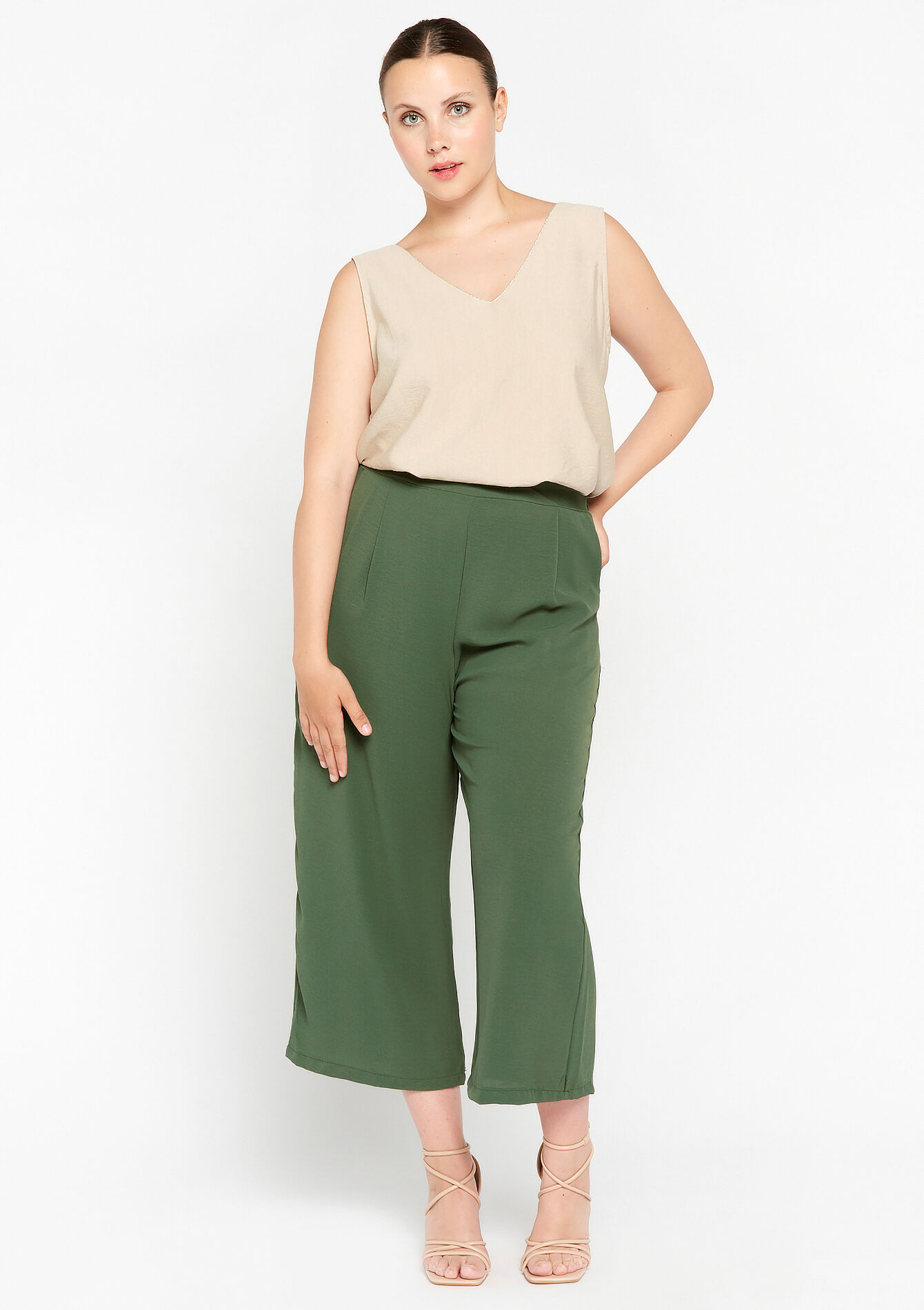 Ribbed top - LT BEIGE - 02200365_2527