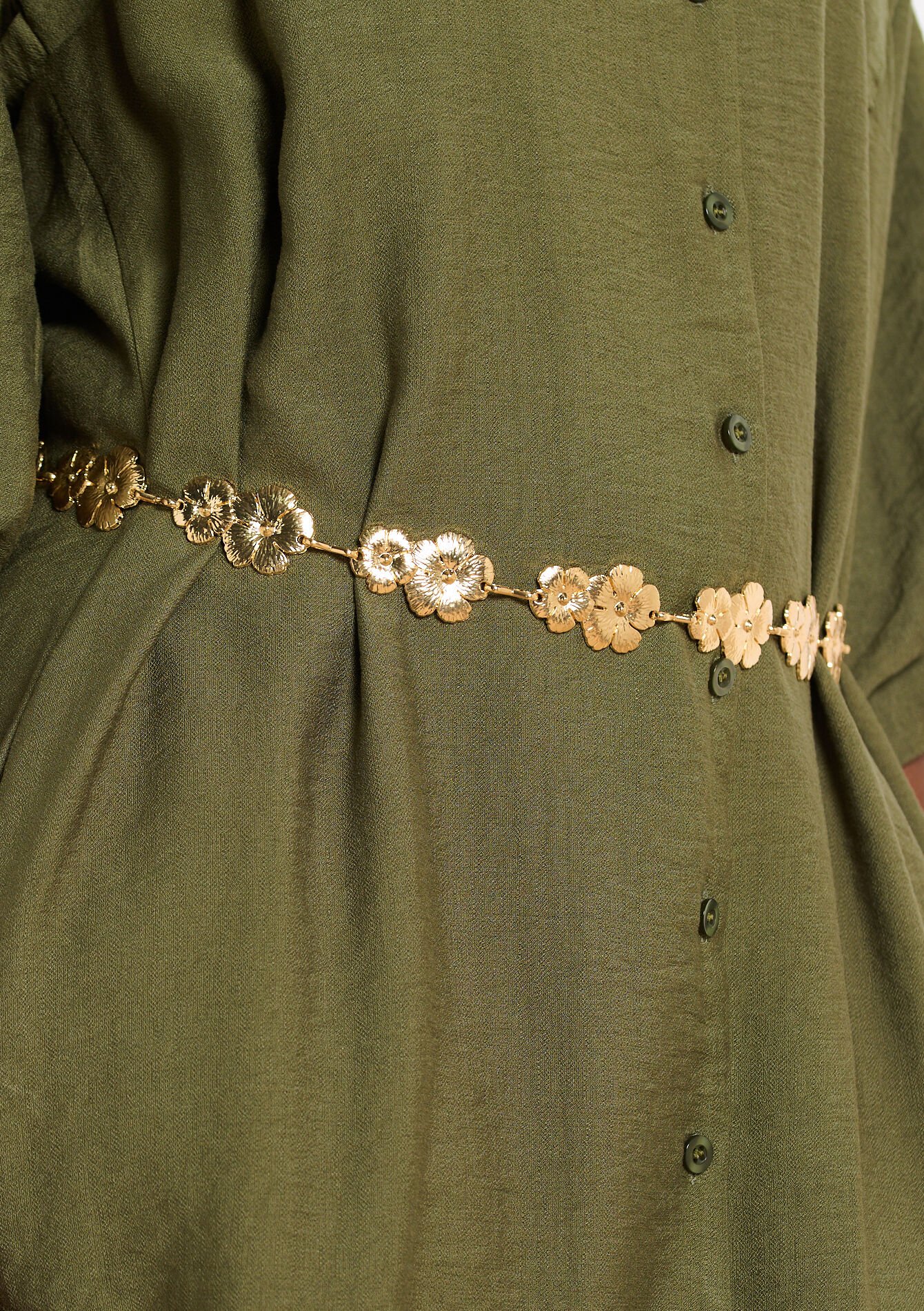 Fijne riem met bloemen, Fijne riem met bloemen - GOLD - 14001992_1058