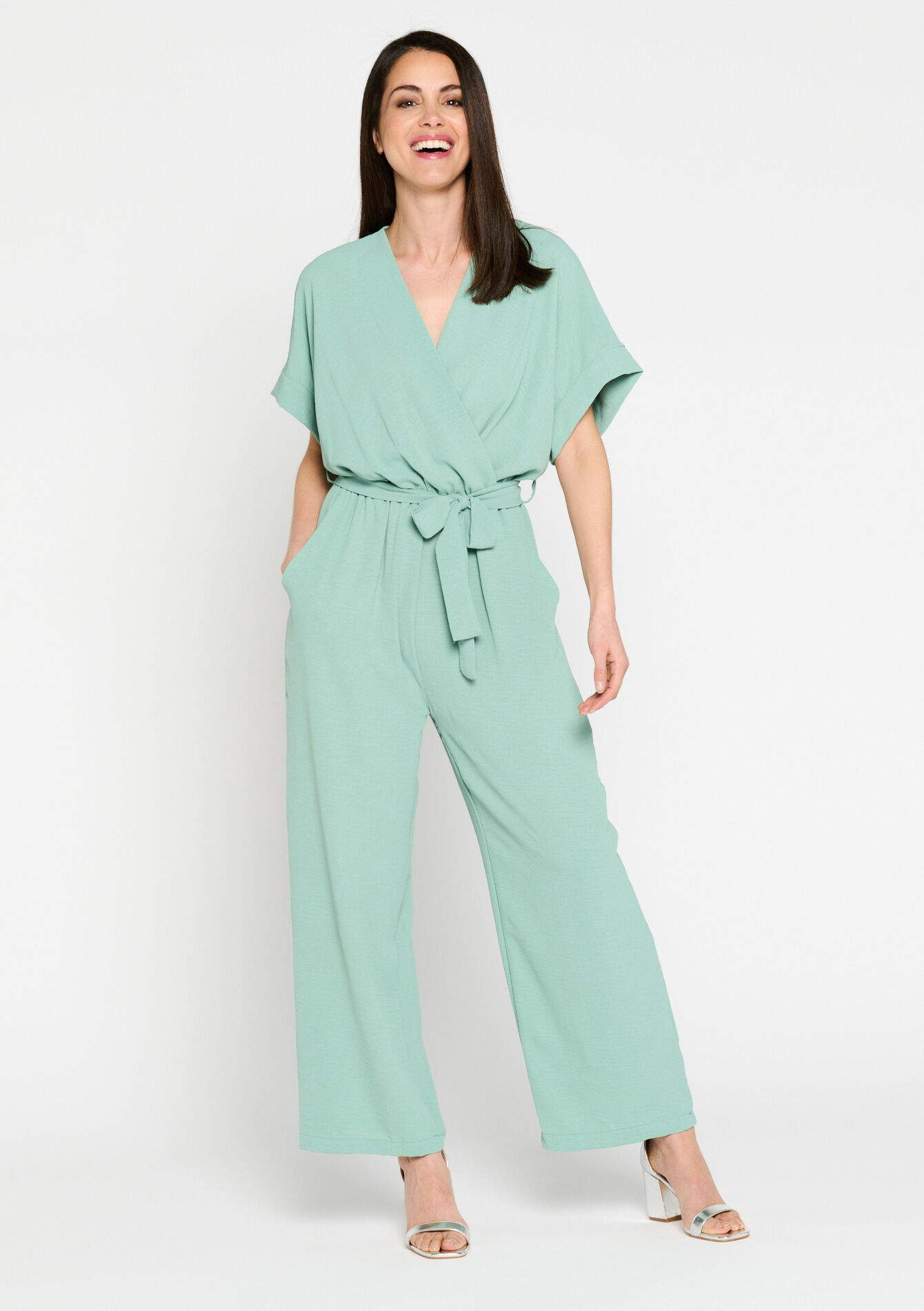 Jumpsuit - KHAKI MINT - 06004382_2542