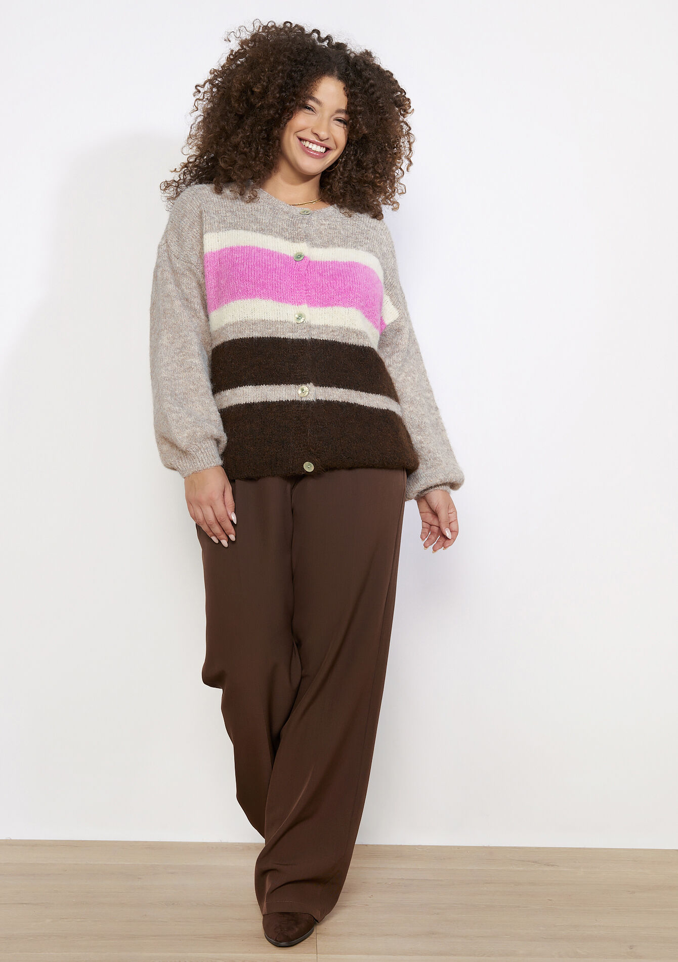 Gestreepte zachte vest, Gestreepte zachte vest, , back