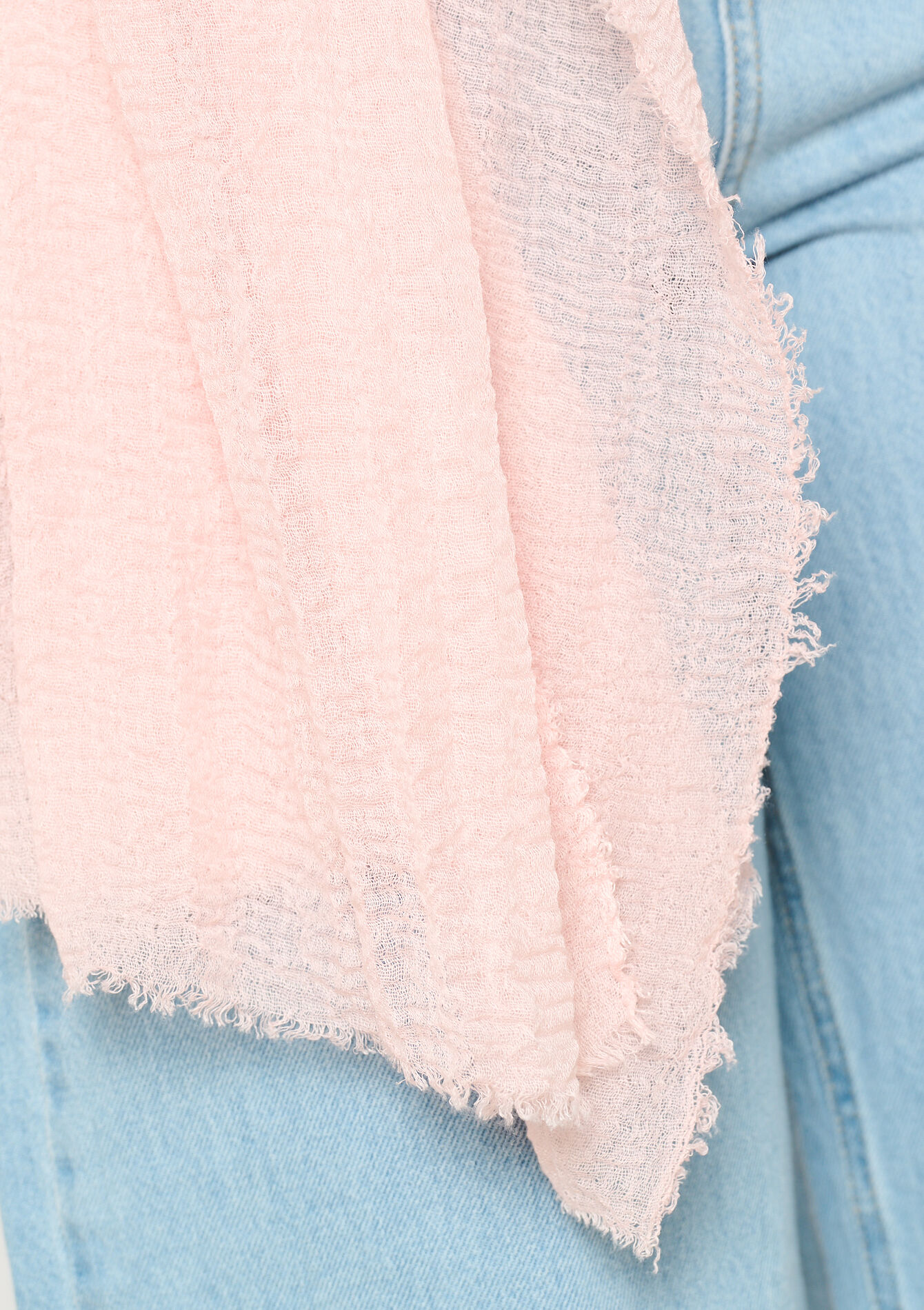 Plain scarf, Plain scarf - LIGHT PINK - 17101257_1303