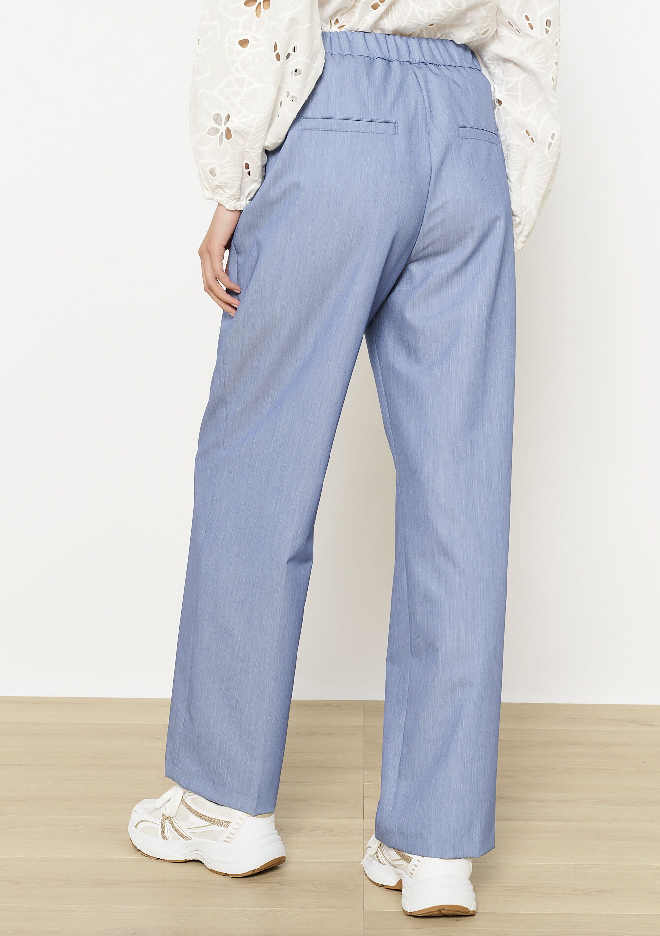 Rechte broek met zakken, Rechte broek met zakken - BLUE DENIM - 06100719_1638